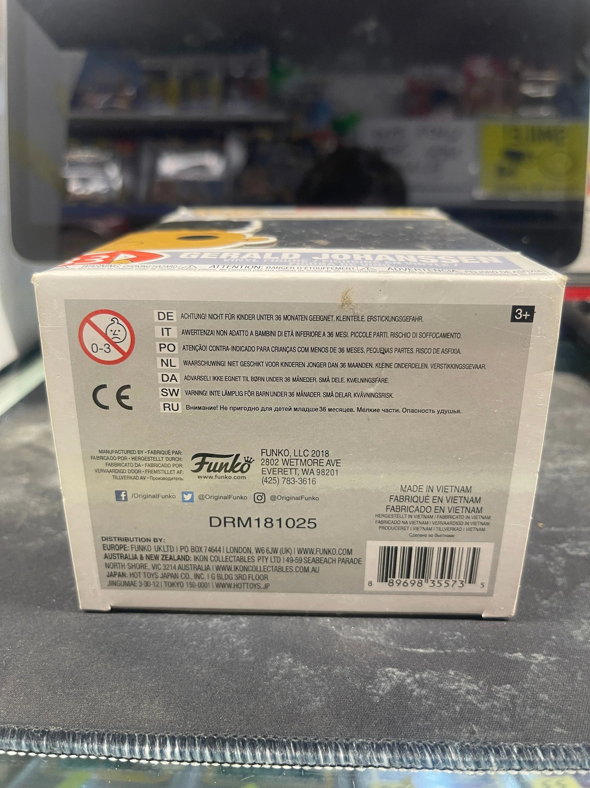 Funko Pop Gerald Johanssen Hey Arnold Nickelodeon 519 FRENLY BRICKS - Open 7 Days