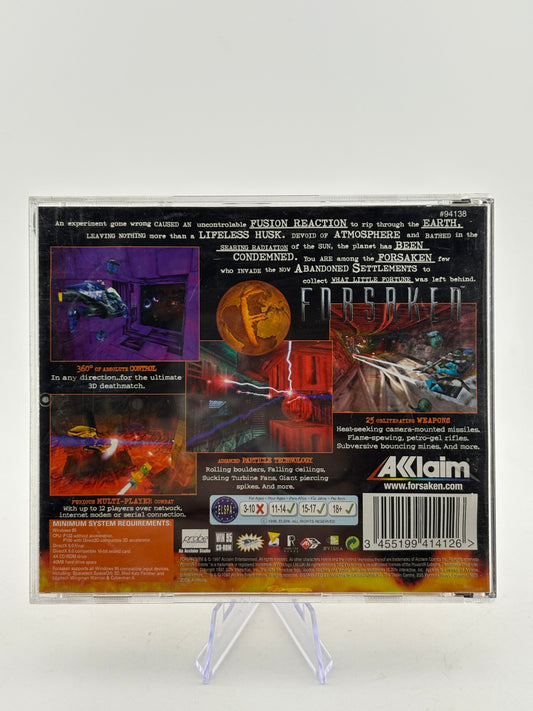 Vintage Forsaken Aklaim PC CD Rom Video Game