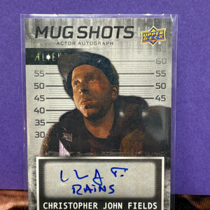 2021 Upper Deck Alien 3 Mug Shots Autograph Card Christopher John Fields (1) FRENLY BRICKS - Open 7 Days