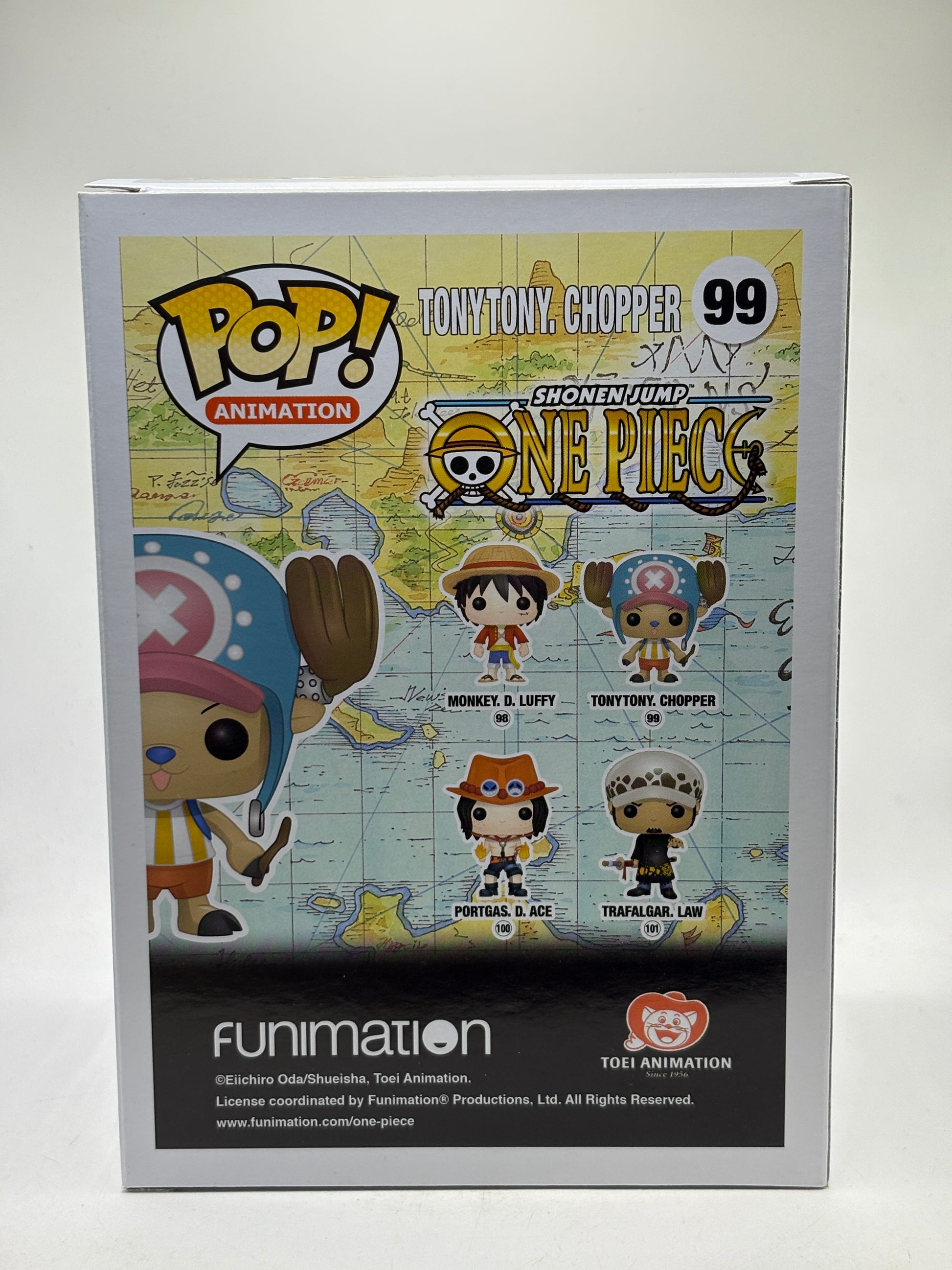 Funko Pop! One Piece Tony Tony Chopper #99 2016 Funimation Flocked JJL 160504 image 3