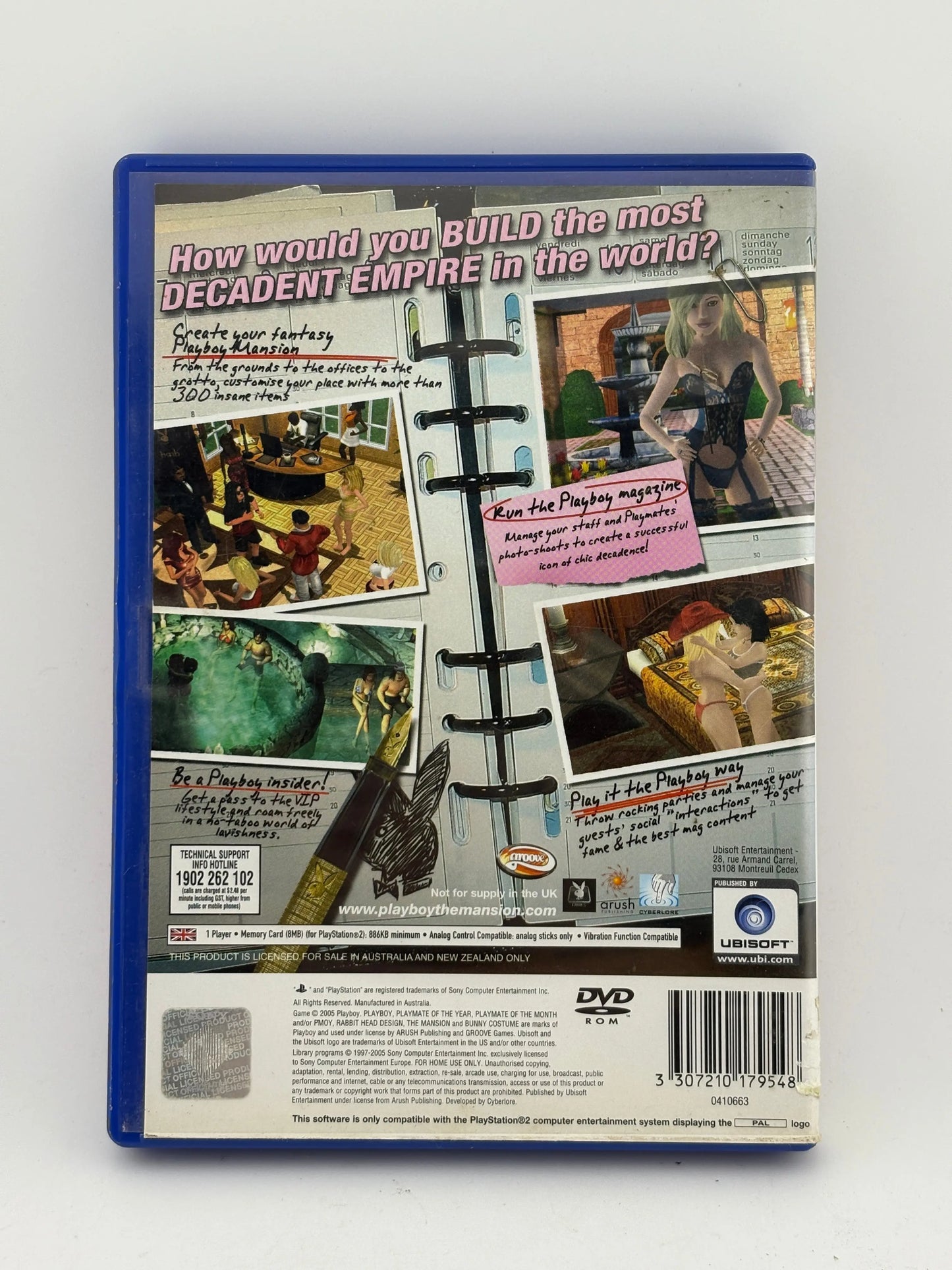 Playboy: The Mansion - PS2 Game - Complette With Manual FRENLY BRICKS - Open 7 Days