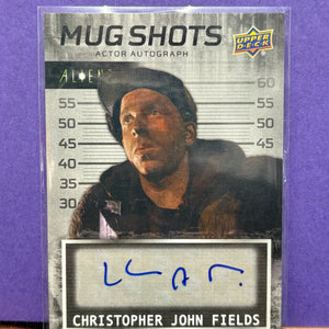 2021 Upper Deck Alien 3 Mug Shots Autograph Card Christopher John Fields (3) FRENLY BRICKS - Open 7 Days
