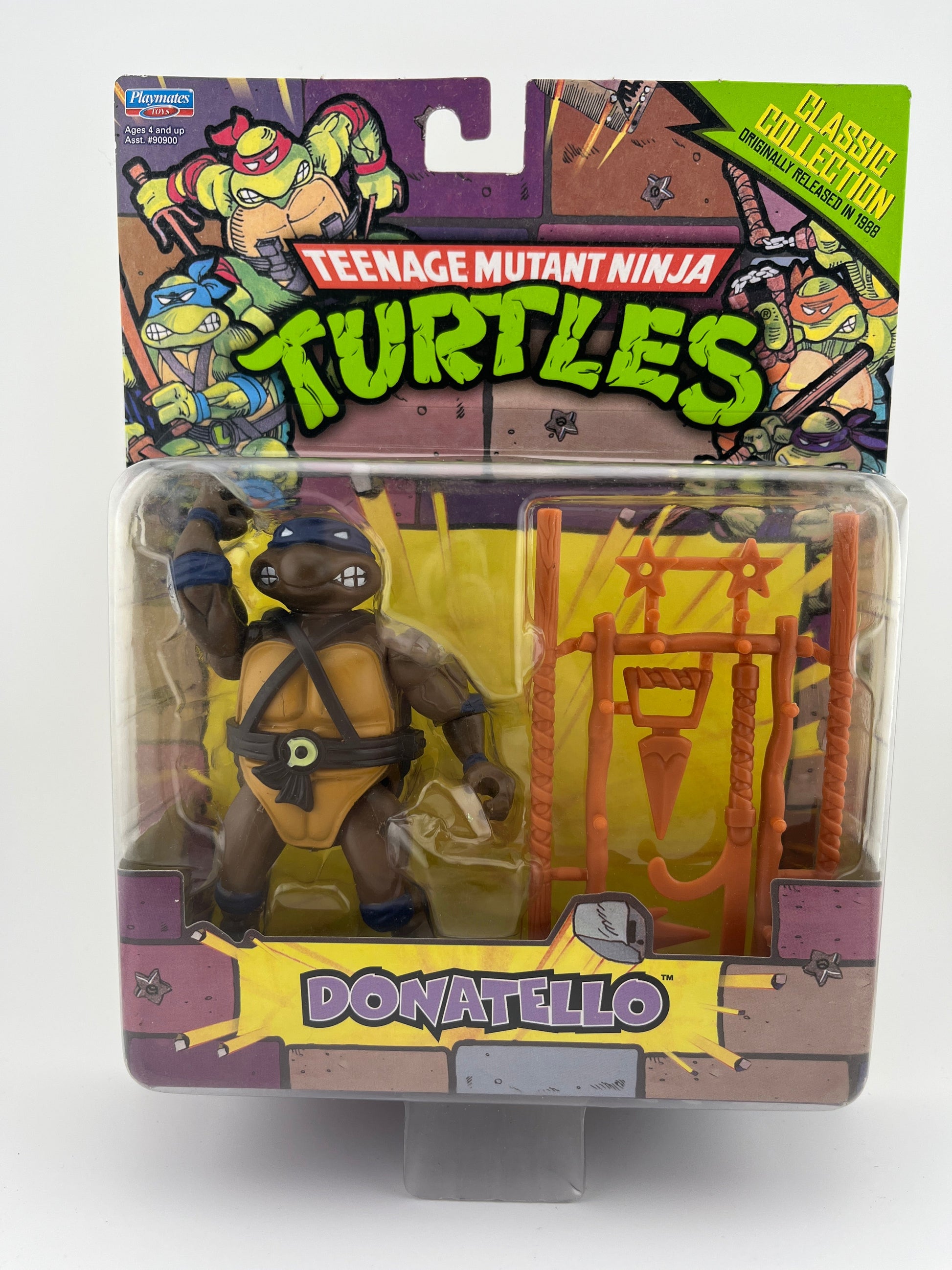 Playmates Classic Teenage Mutant Ninja Turtles TMNT New Reissued 2013 Donatello FRENLY BRICKS - Open 7 Days