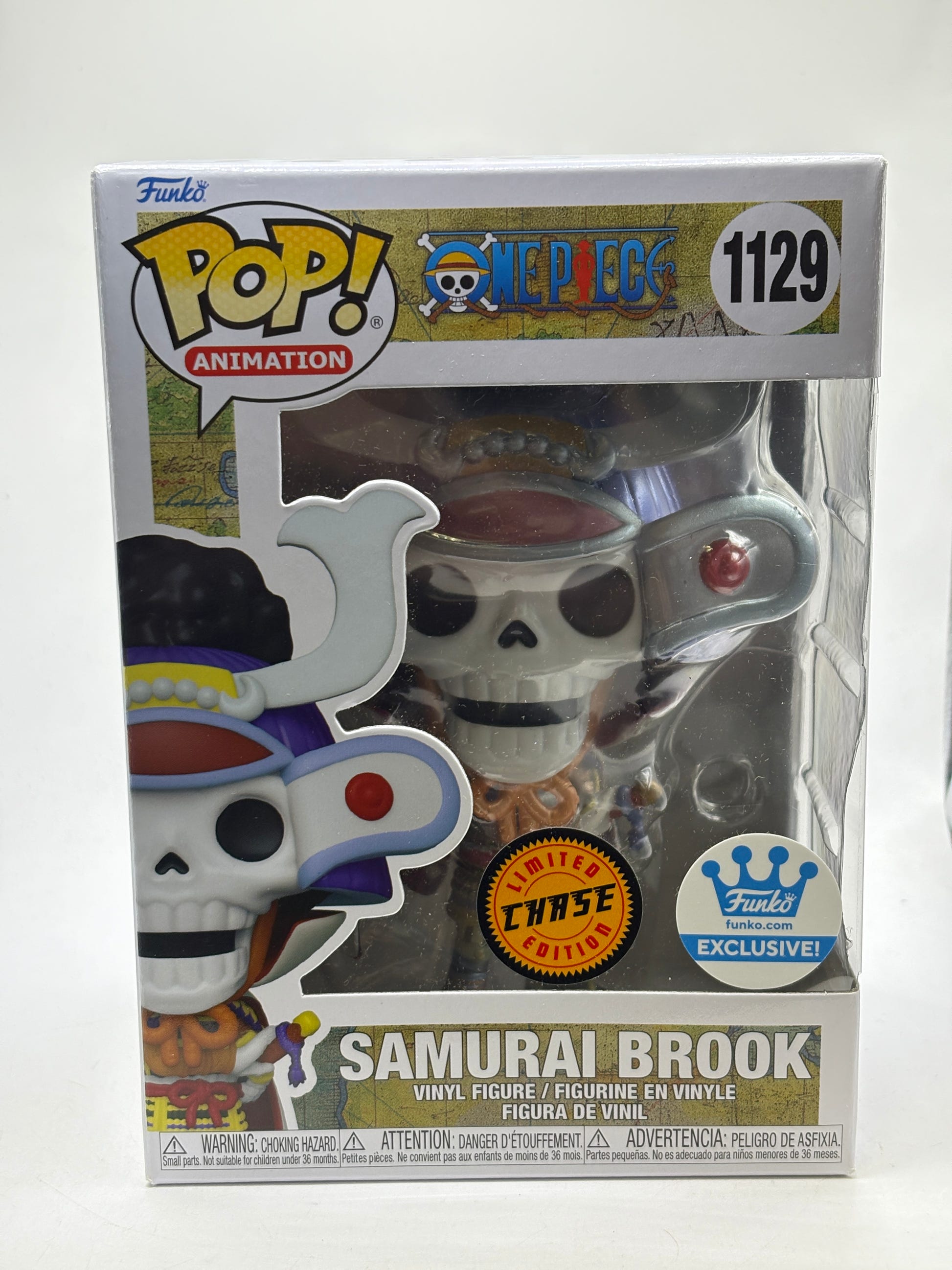 Funko POP! Animation One Piece #1129 Samurai Brook Limited Chase Edition image 1
