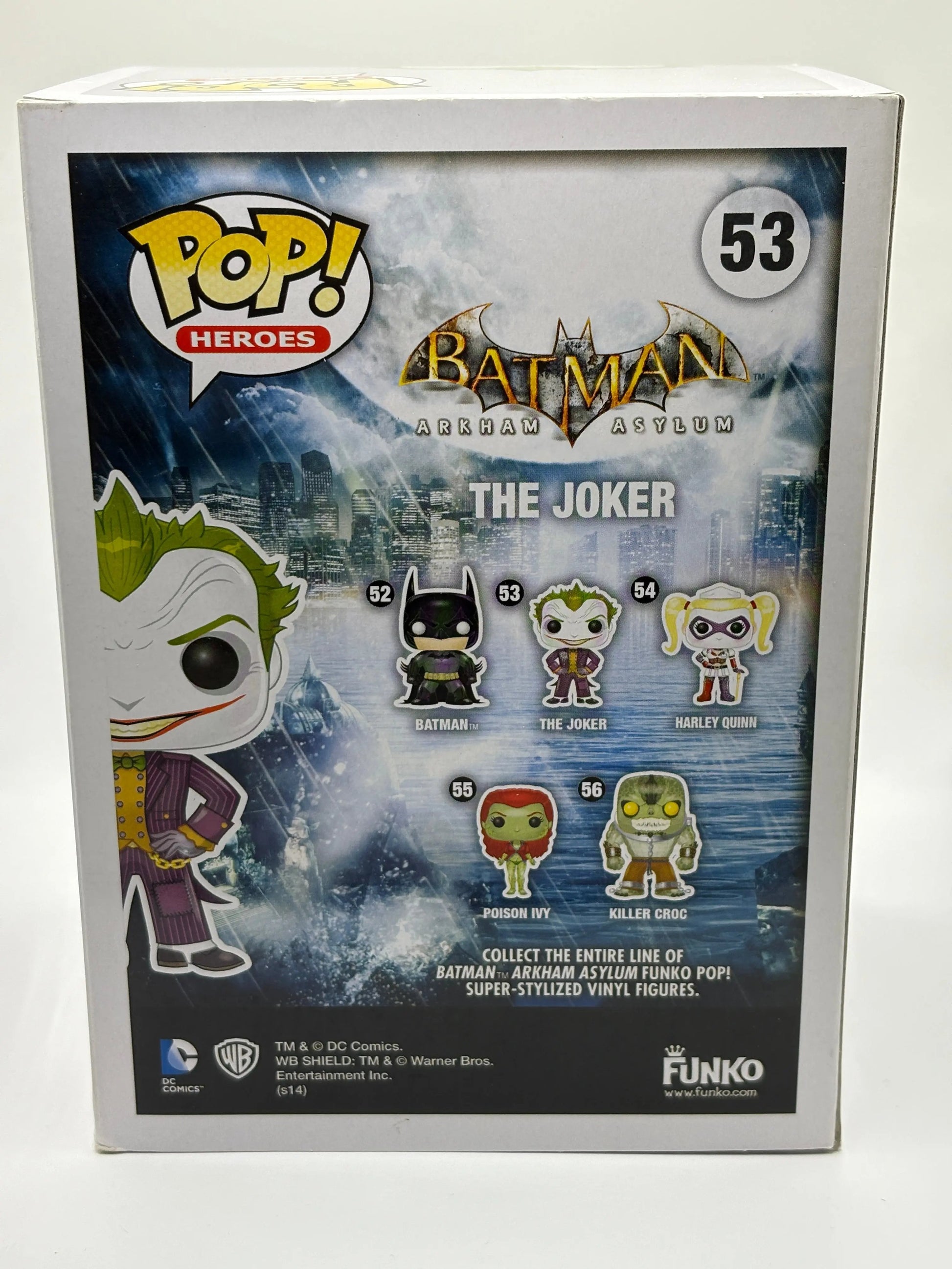 Funko POP! Heroes Batman Arkham Asylum #53 The Joker FRENLY BRICKS - Open 7 Days