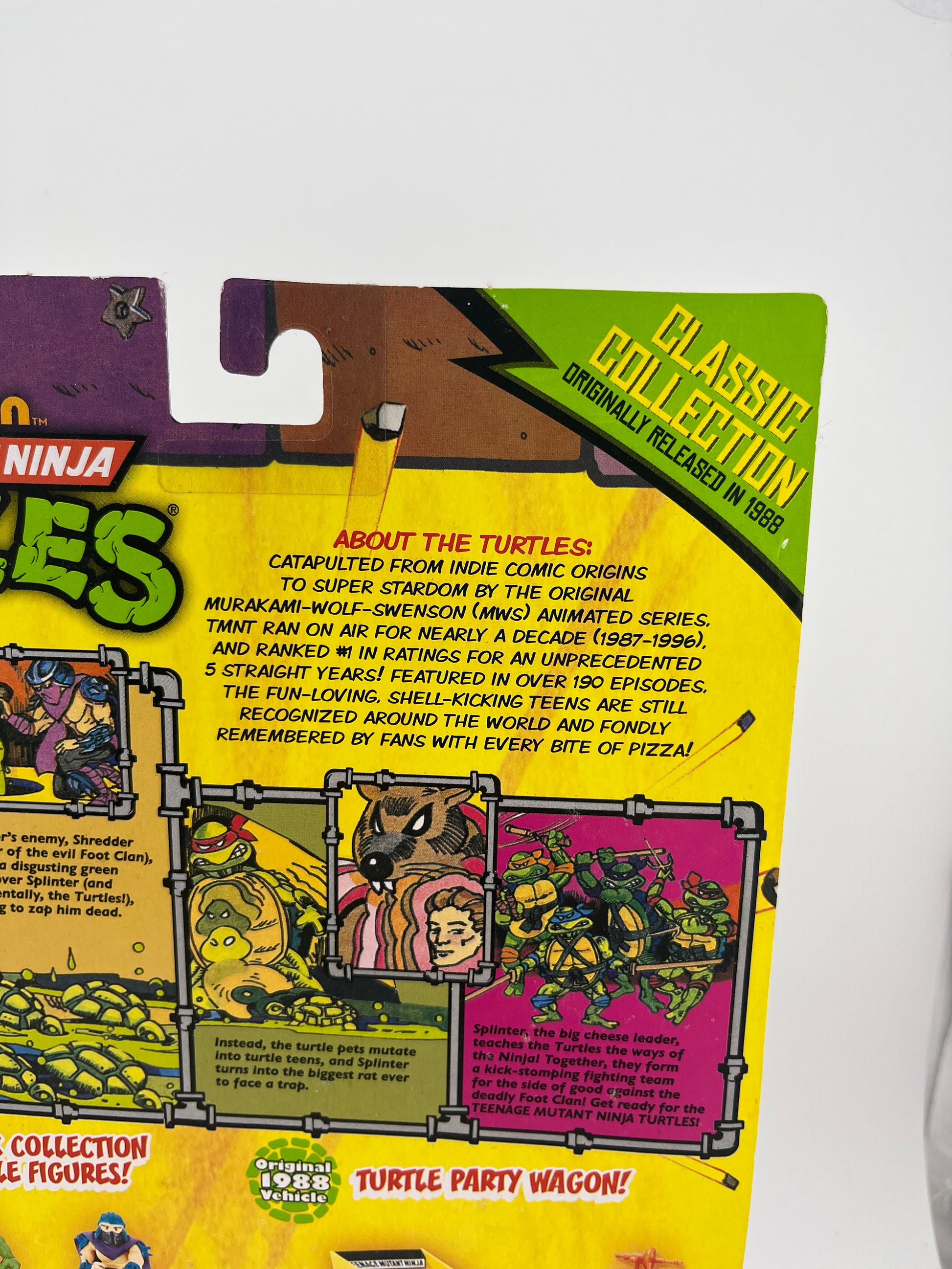 Playmates Classic Teenage Mutant Ninja Turtles TMNT New Reissued 2013 Donatello FRENLY BRICKS - Open 7 Days