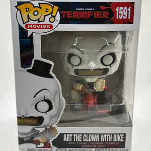 Funko POP! Movies Terrifier #1591 Art The Clown with Bike Vinyl Figure FRENLY BRICKS - Open 7 Days