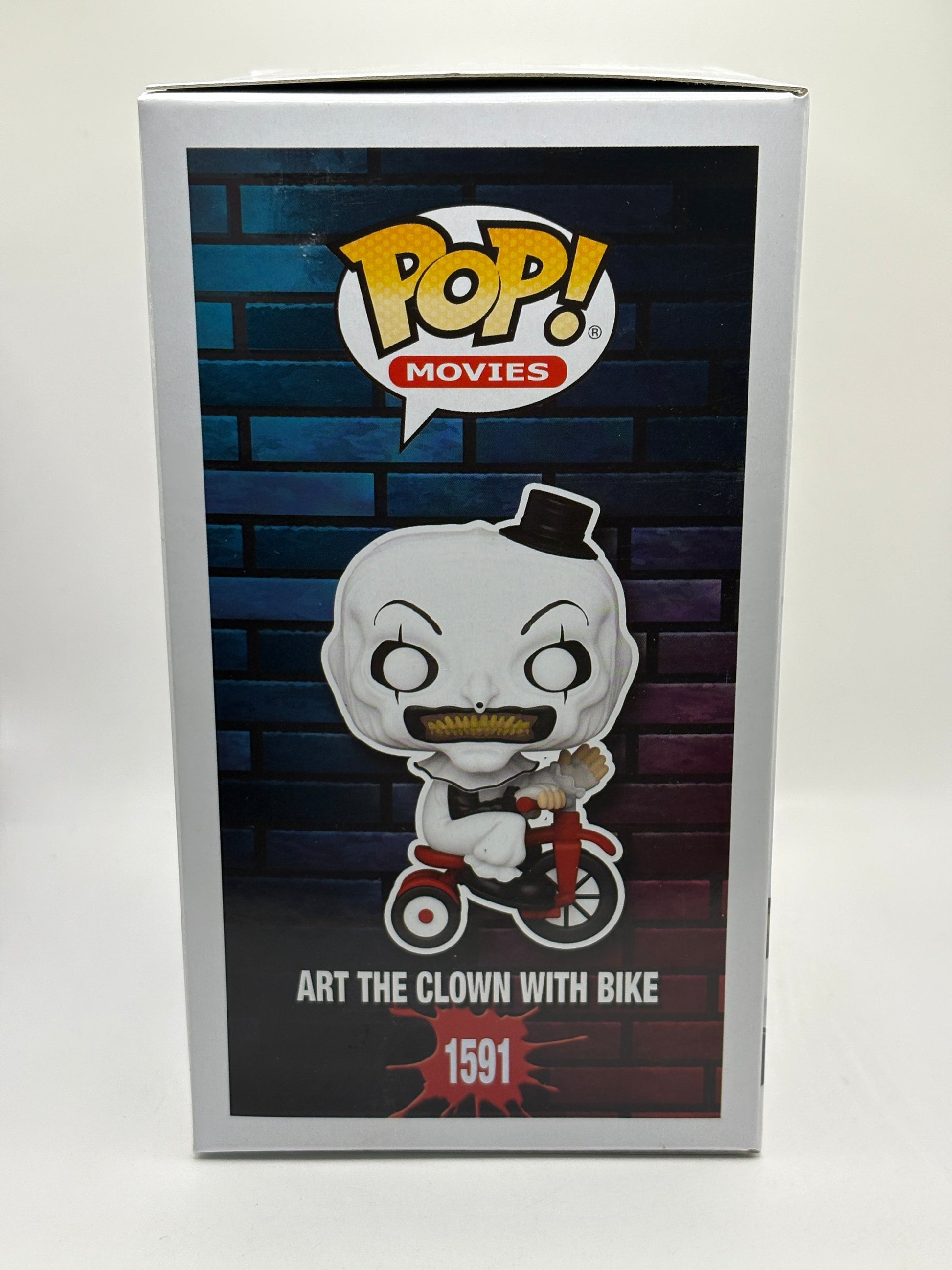 Funko POP! Movies Terrifier #1591 Art The Clown with Bike Vinyl Figure FRENLY BRICKS - Open 7 Days
