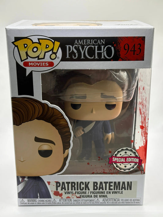 Funko POP! Movies American Psycho #943 Patrick Bateman SE FRENLY BRICKS - Open 7 Days