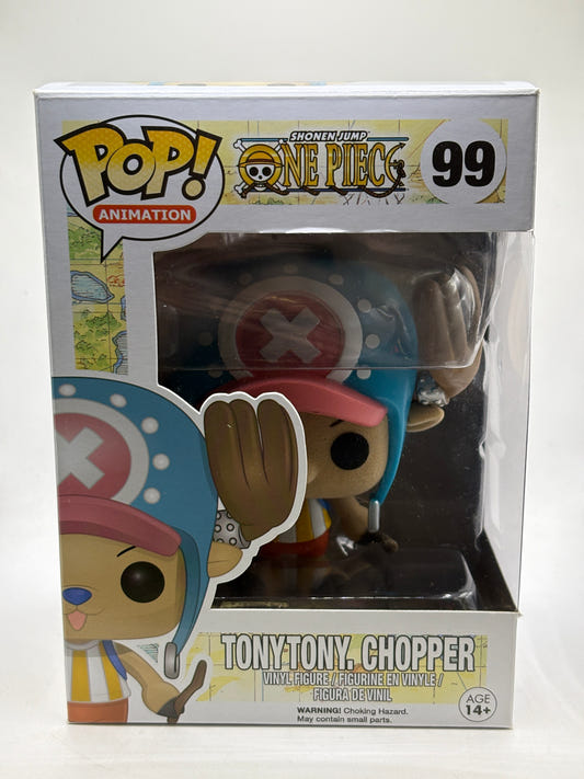 Funko Pop! One Piece Tony Tony Chopper #99 2016 Funimation Flocked JJL 160504 (1)