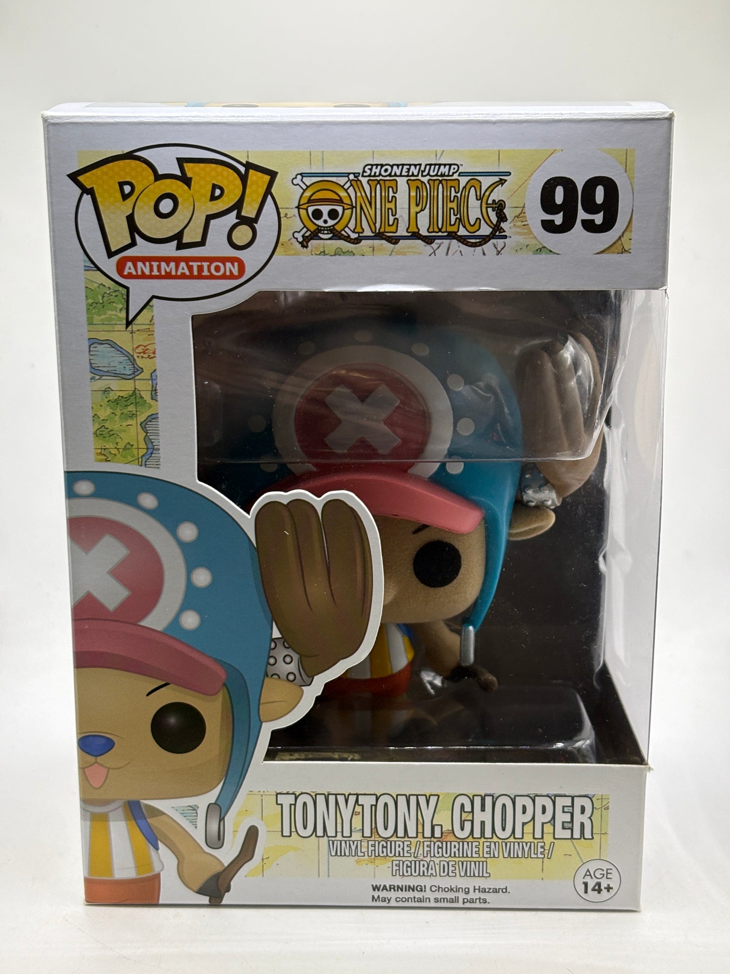 Funko Pop! One Piece Tony Tony Chopper #99 2016 Funimation Flocked JJL 160504 (1)