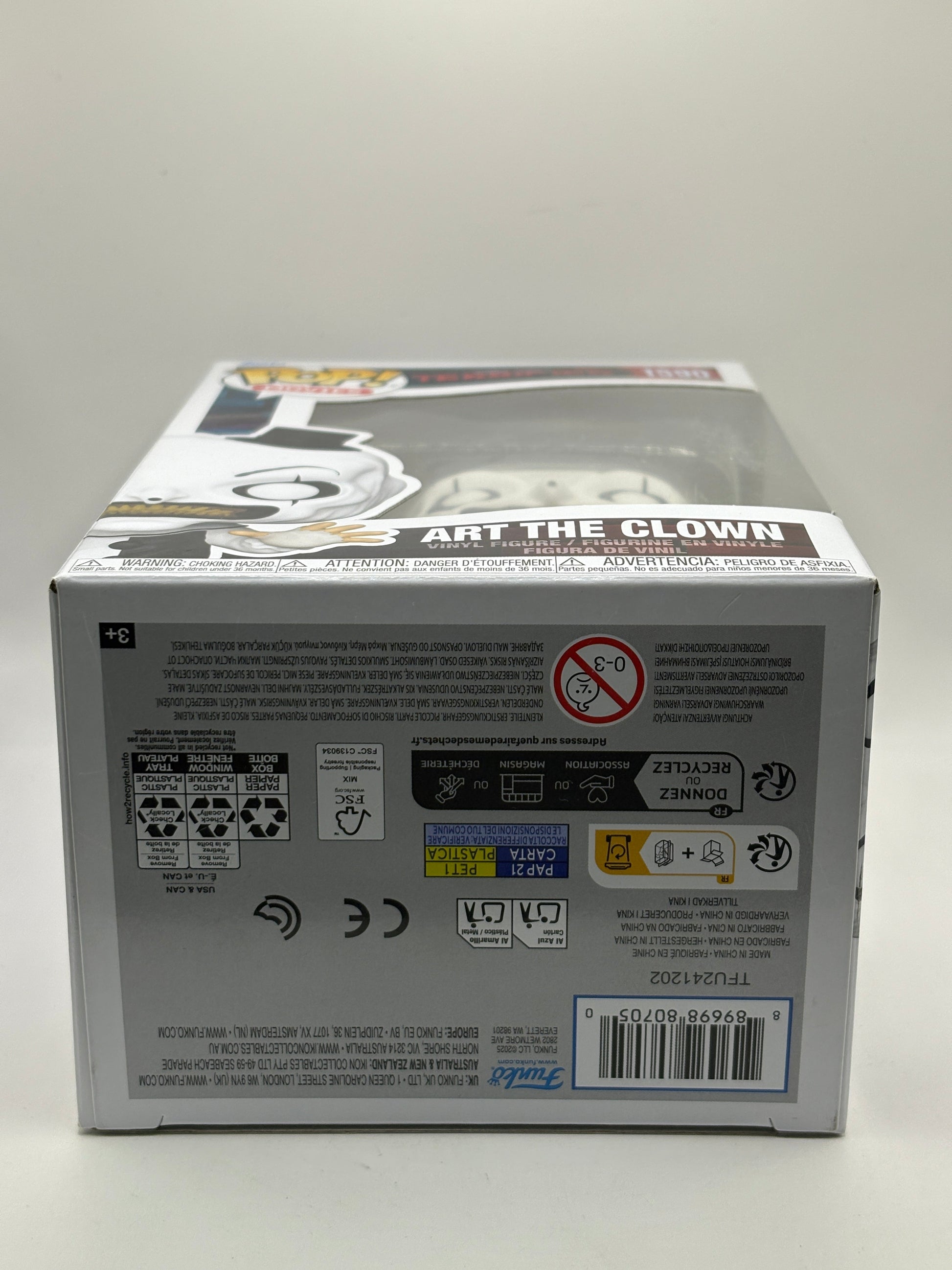 Funko POP! Movies Terrifier #1590 Art The Clown Vinyl Figure FRENLY BRICKS - Open 7 Days