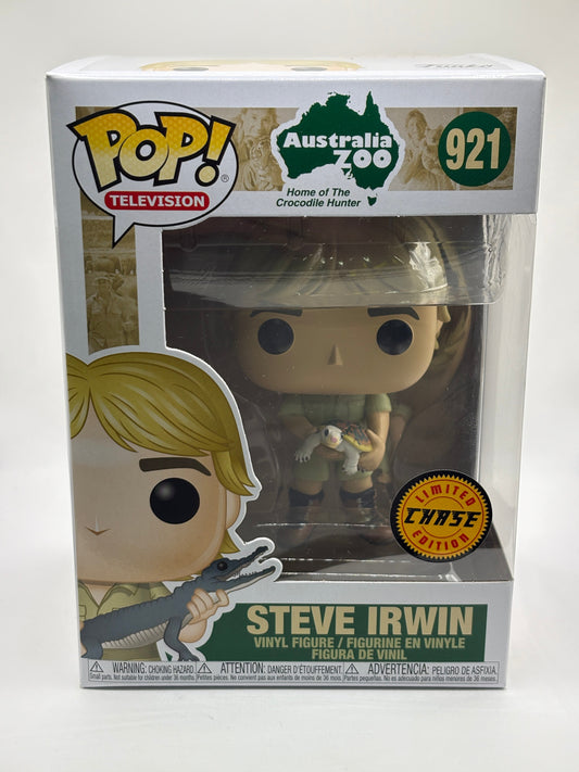 Funko POP! Television Australia Zoo #921 Steve Irwin Limited Chase Edition FRENLY BRICKS - Open 7 Days