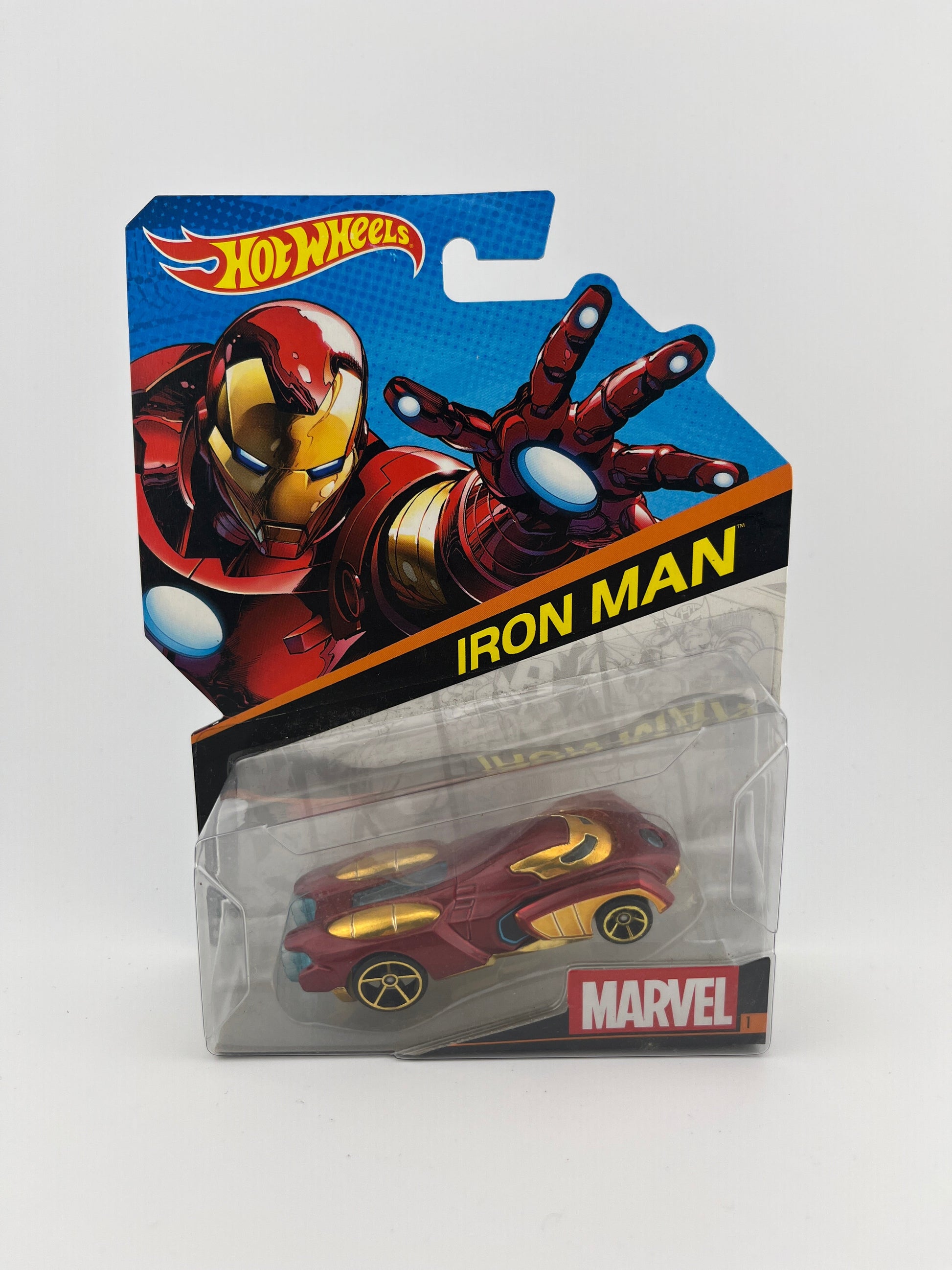 Hot Wheels 2014 - Character Cars- Marvel Iron - Man Car 1/64 Scale New in Box FRENLY BRICKS - Open 7 Days
