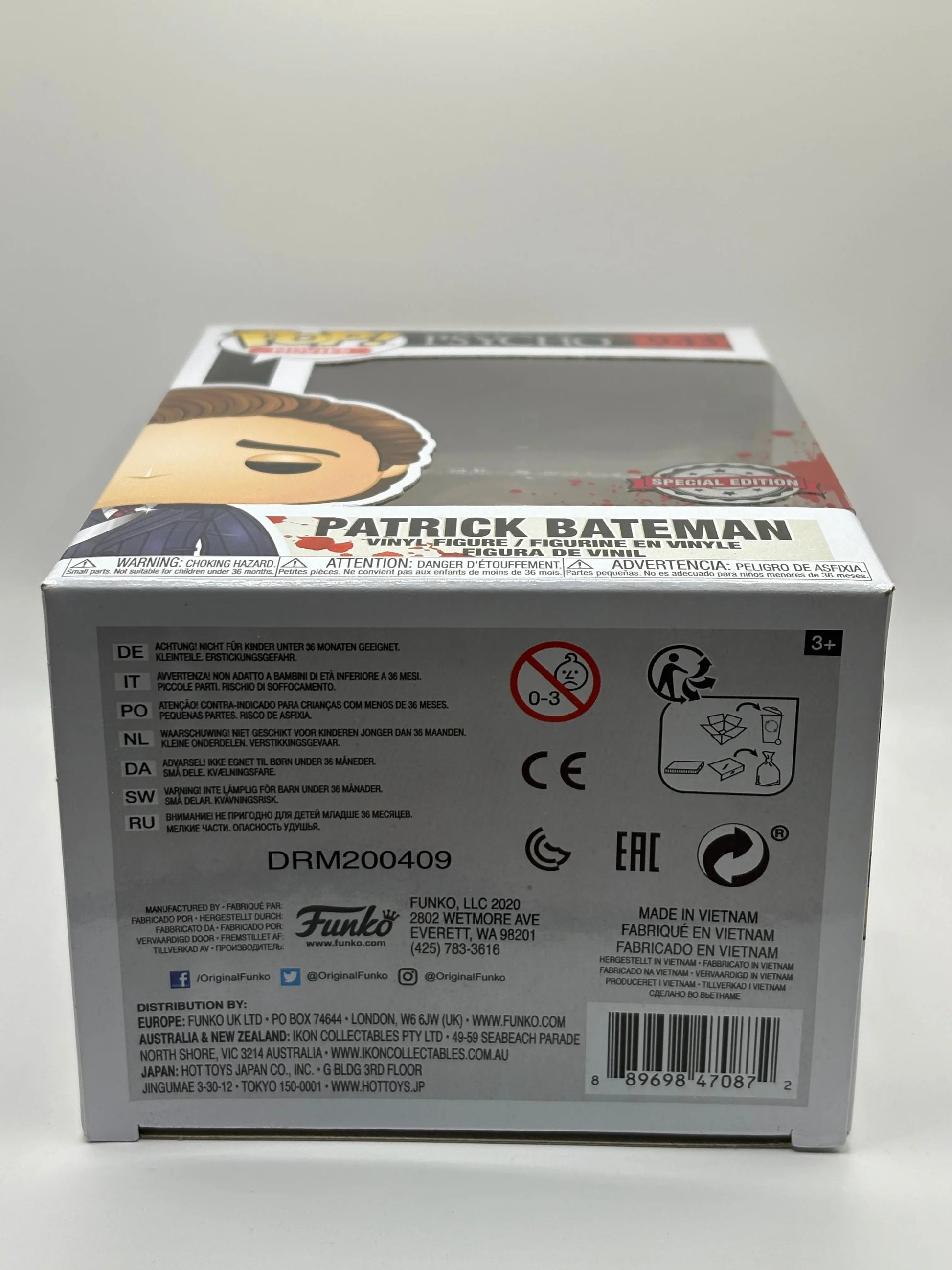 Funko POP! Movies American Psycho #943 Patrick Bateman SE FRENLY BRICKS - Open 7 Days