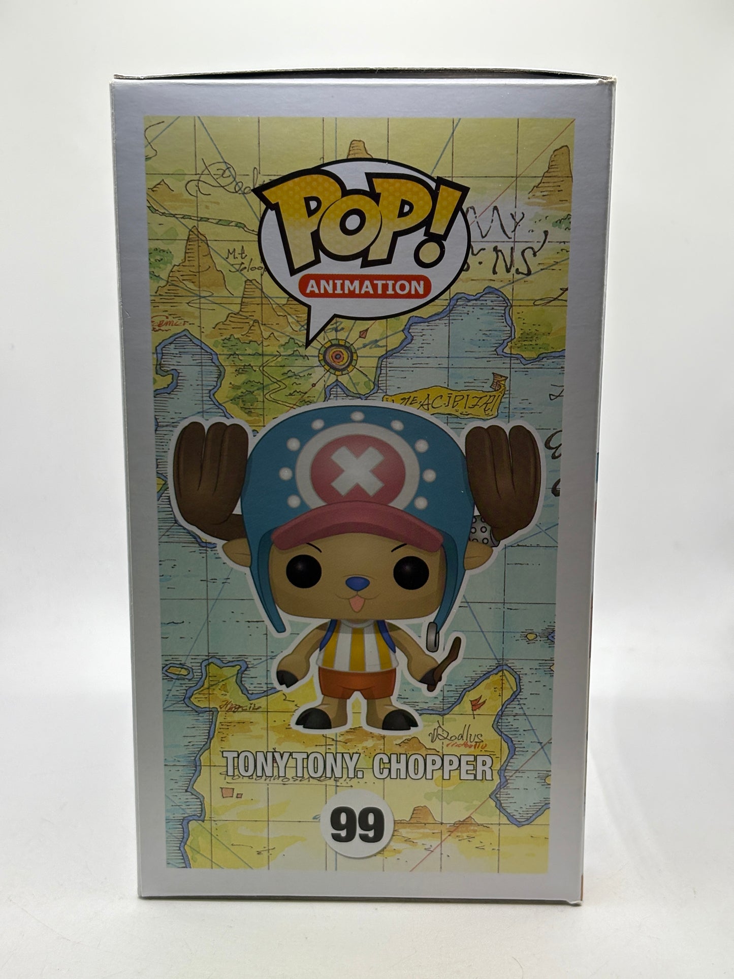 Funko Pop! One Piece Tony Tony Chopper #99 2016 Funimation Flocked JJL 160504 (1)