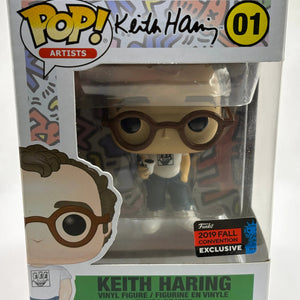 Funko POP! Artists Keith Haring #01 Keith Haring 2019 Fall Convention Exclusive FRENLY BRICKS - Open 7 Days