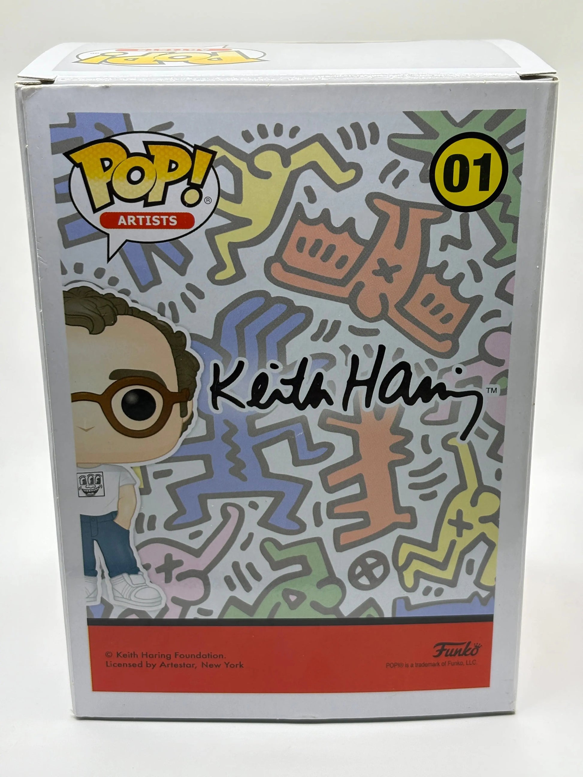 Funko POP! Artists Keith Haring #01 Keith Haring 2019 Fall Convention Exclusive FRENLY BRICKS - Open 7 Days