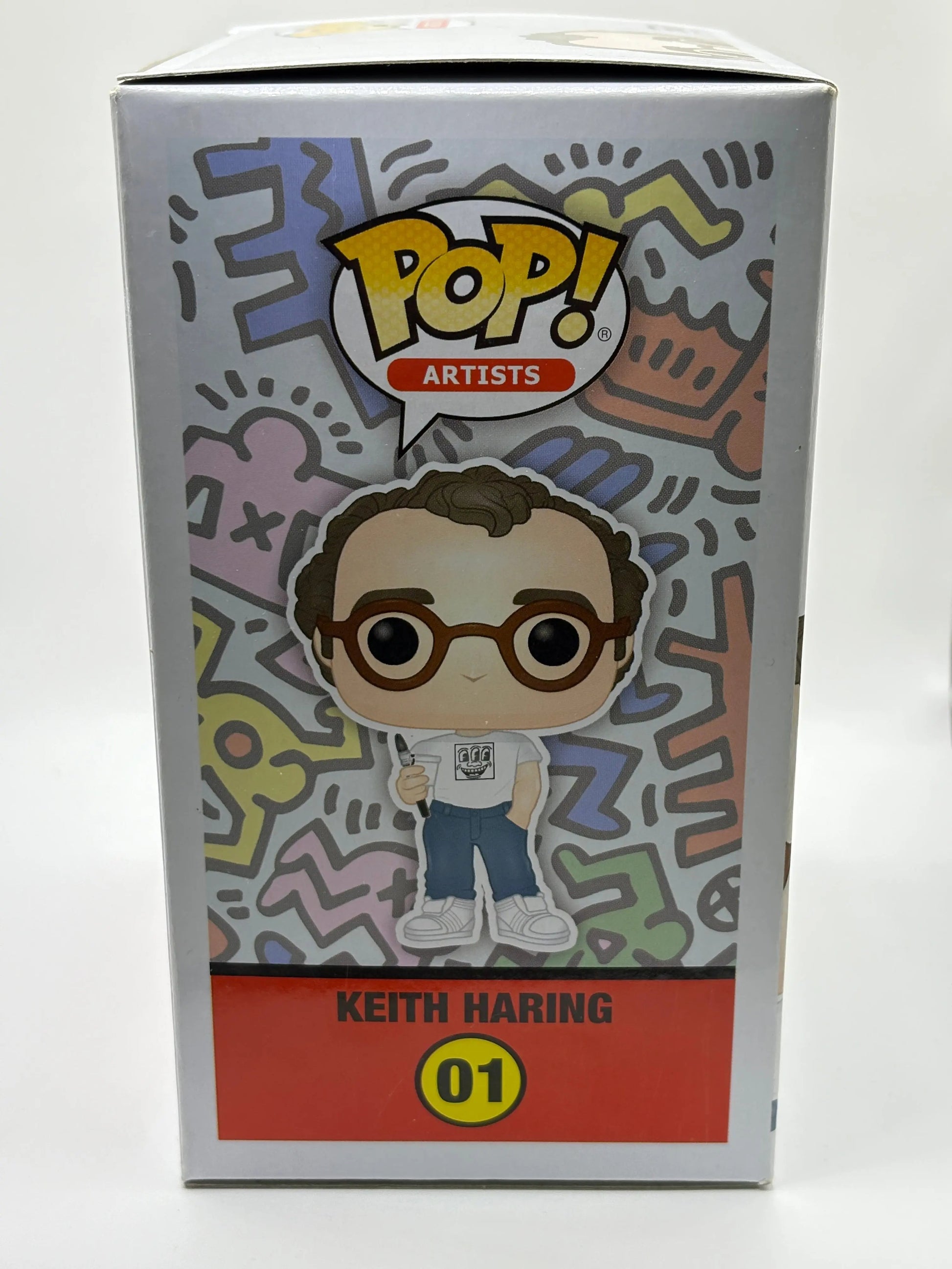Funko POP! Artists Keith Haring #01 Keith Haring 2019 Fall Convention Exclusive FRENLY BRICKS - Open 7 Days