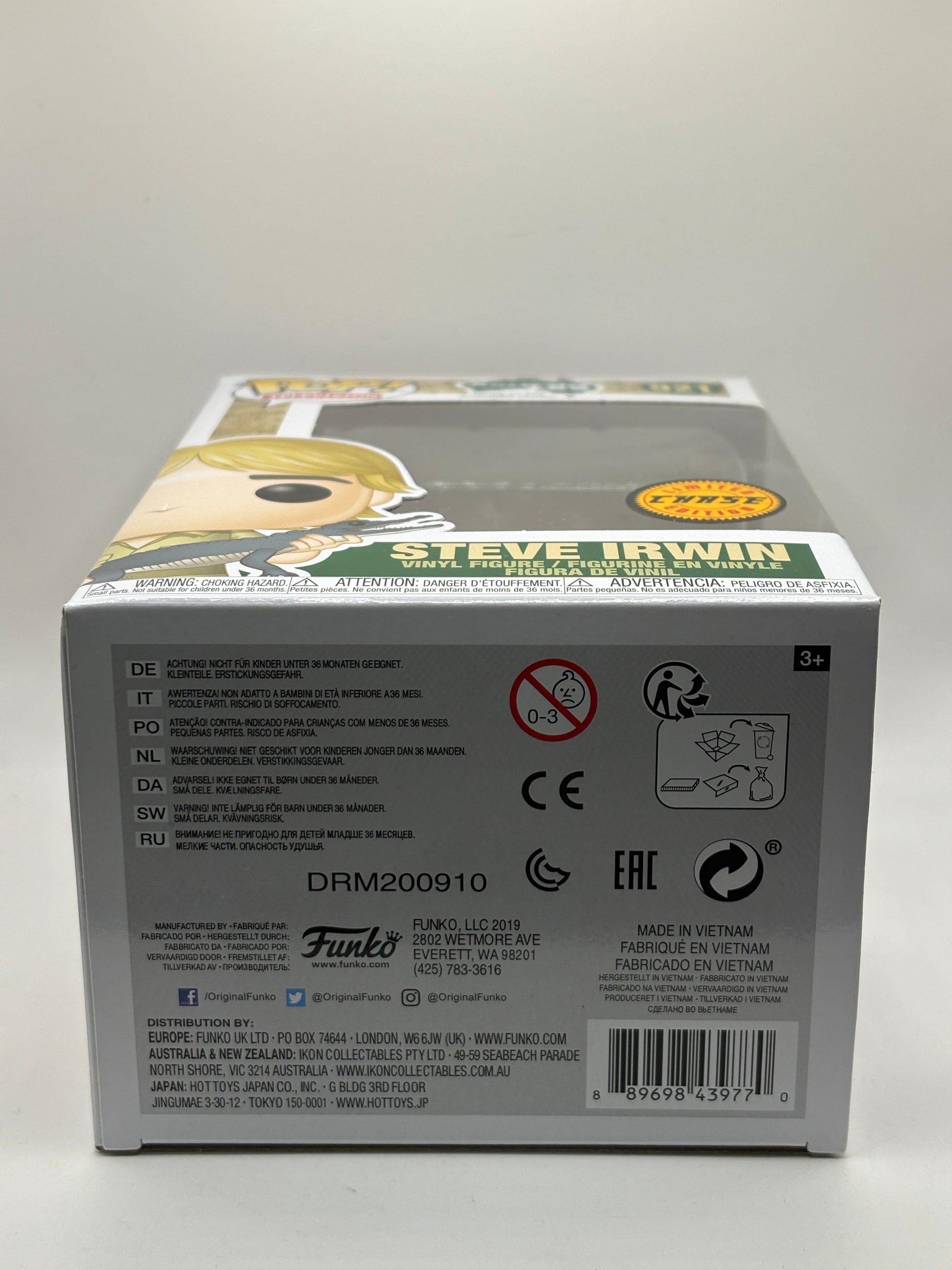 Funko POP! Television Australia Zoo #921 Steve Irwin Limited Chase Edition FRENLY BRICKS - Open 7 Days