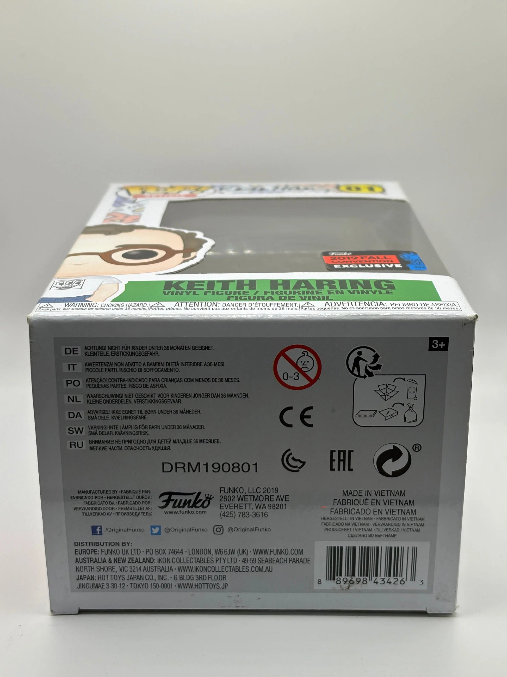 Funko POP! Artists Keith Haring #01 Keith Haring 2019 Fall Convention Exclusive FRENLY BRICKS - Open 7 Days