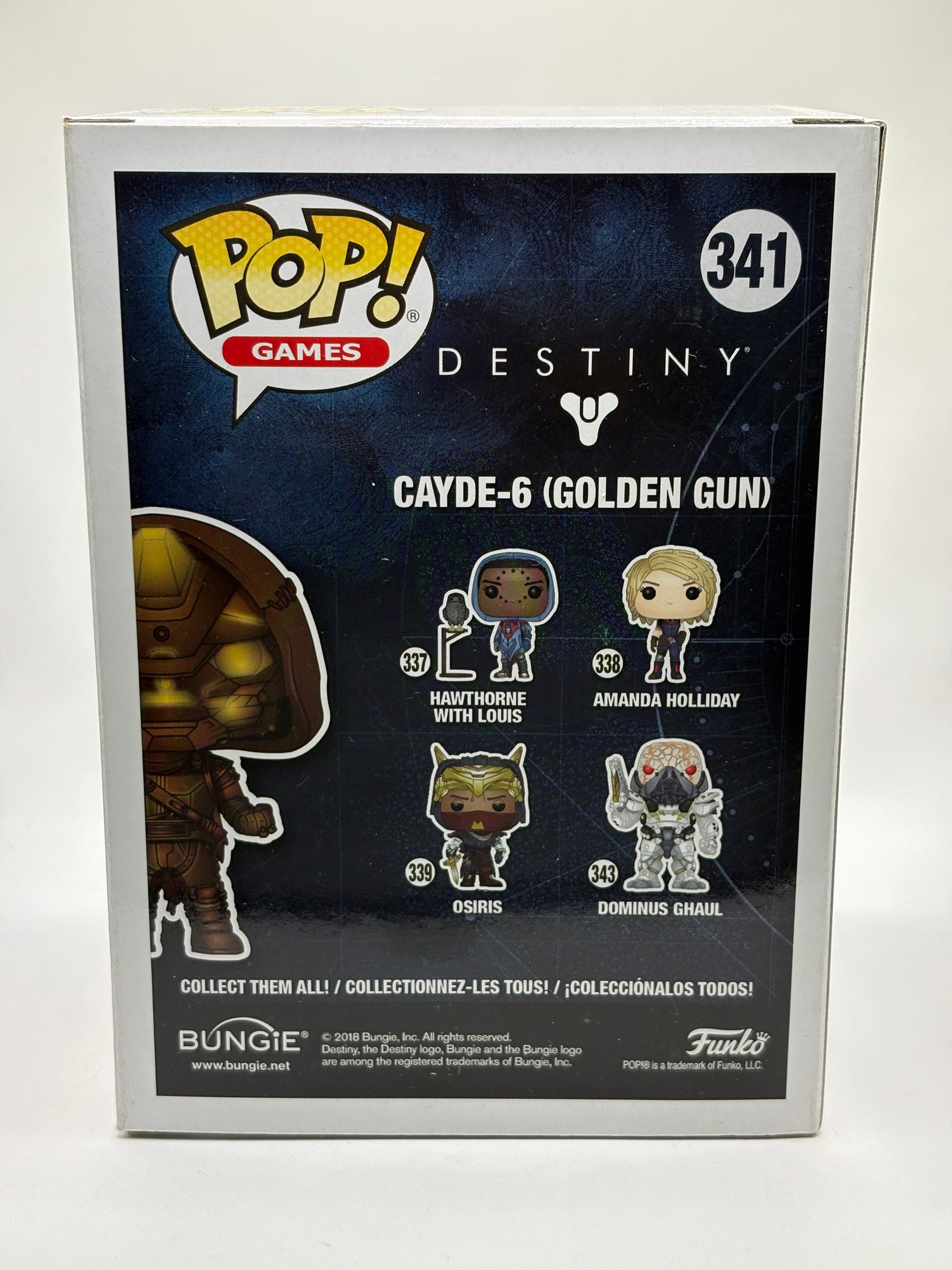 Funko POP! Games Destiny #341 Cayde-6 Golden Gun Glow in the Dark FRENLY BRICKS - Open 7 Days