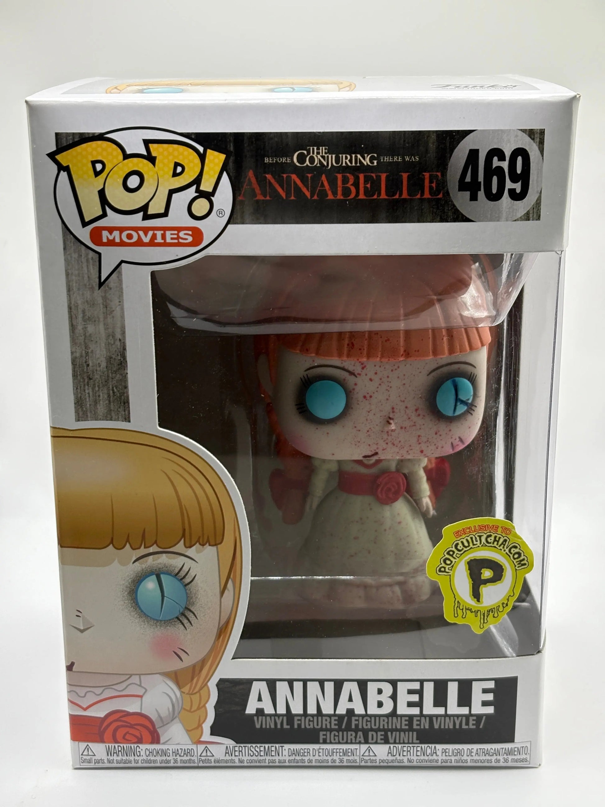 Funko POP! Movies The Conjuring Annabelle #469 Annabelle Popcultcha FRENLY BRICKS - Open 7 Days