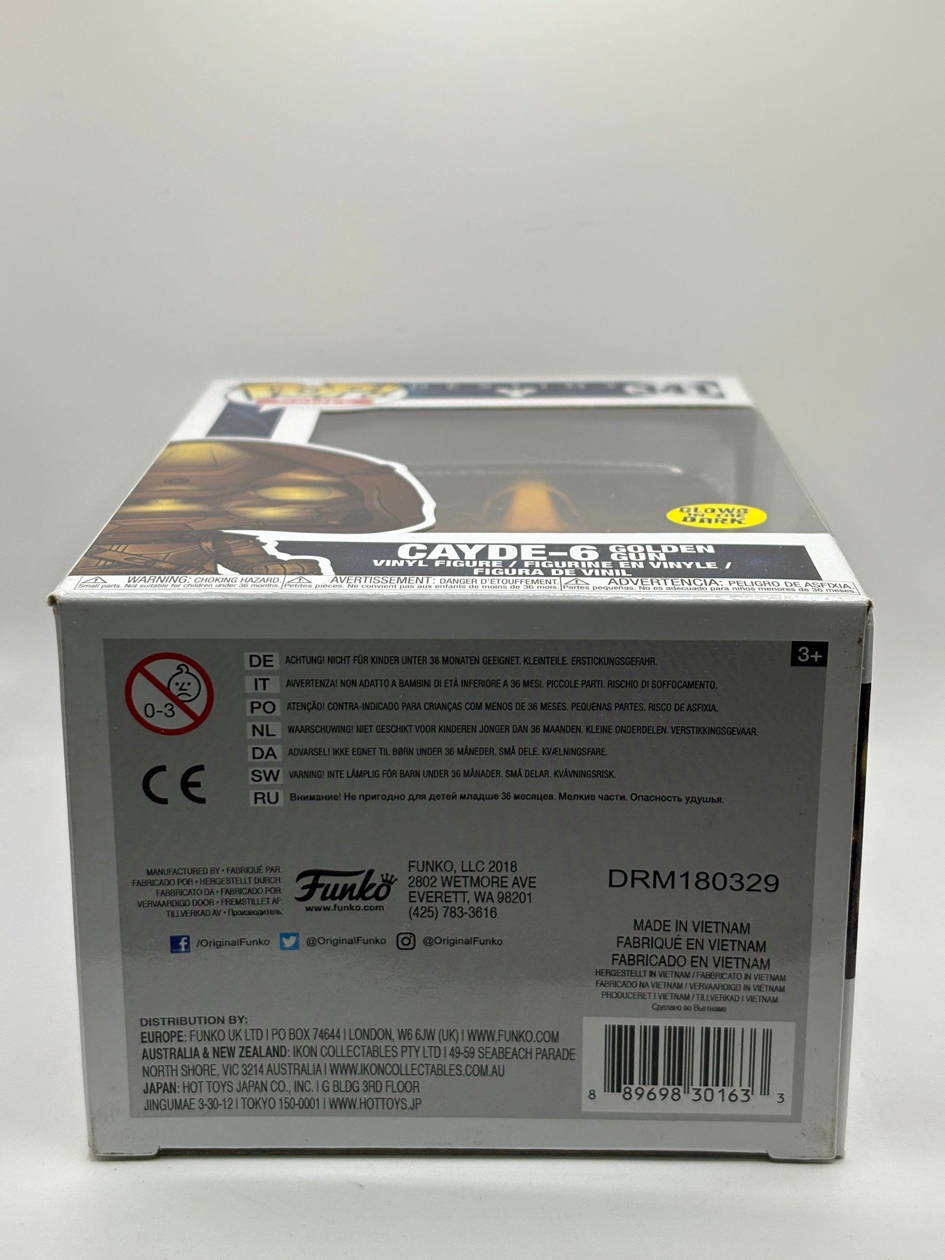 Funko POP! Games Destiny #341 Cayde-6 Golden Gun Glow in the Dark FRENLY BRICKS - Open 7 Days