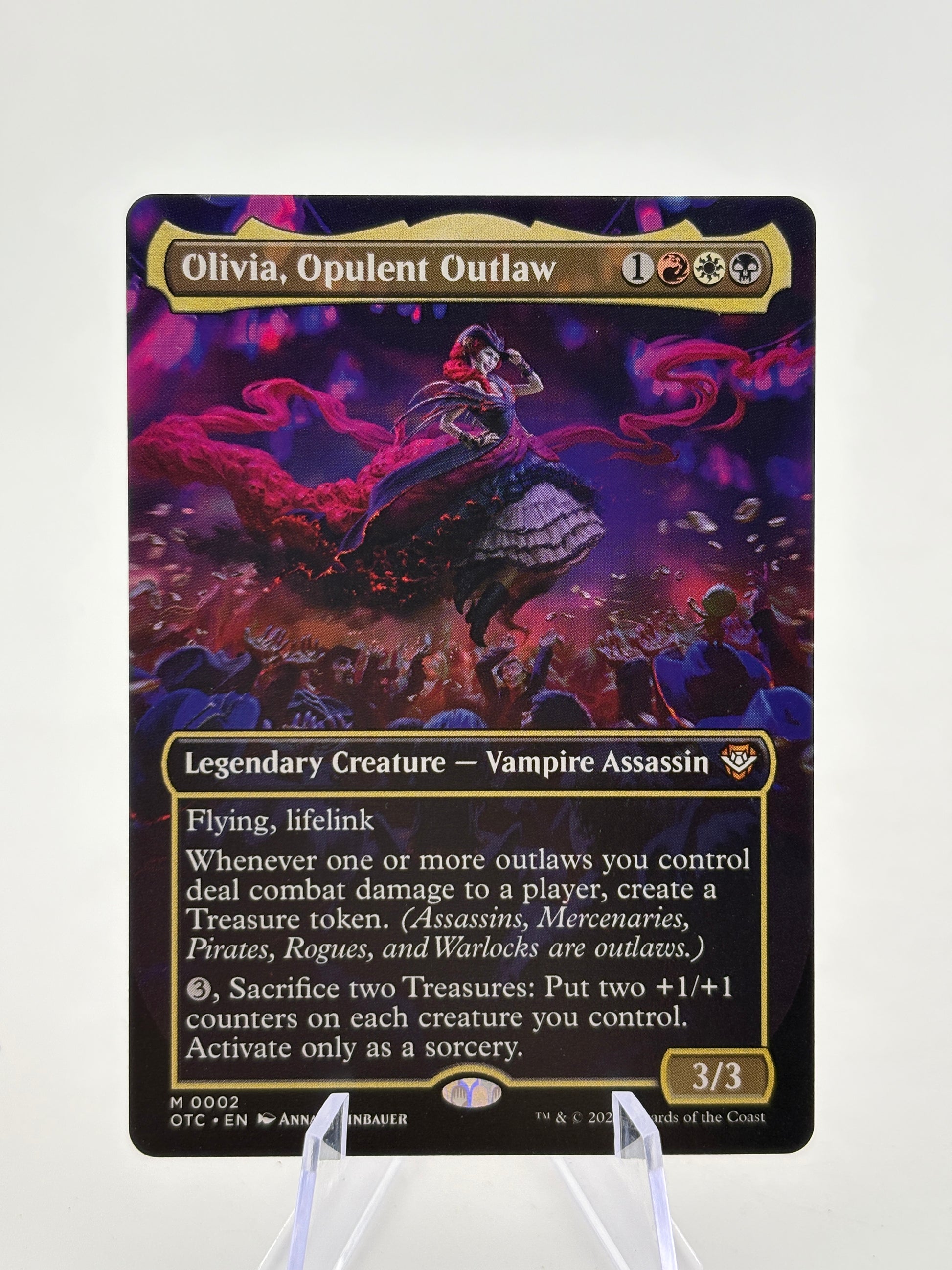 Magic the Gathering - Olivia, Opulent Outlaw Mythic 0002 OTC Lp