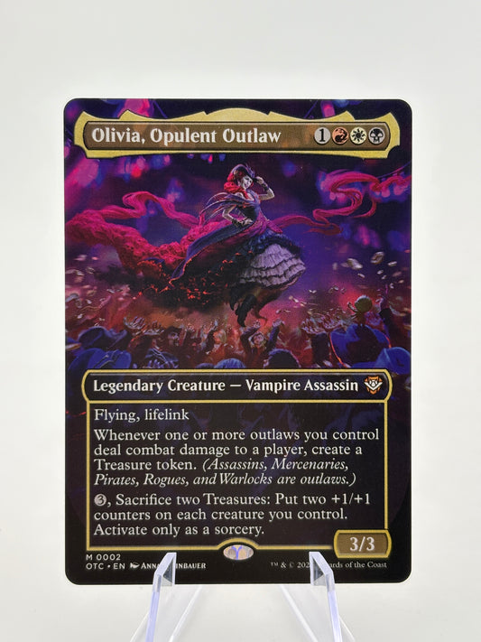 Magic the Gathering - Olivia, Opulent Outlaw Mythic 0002 OTC Lp