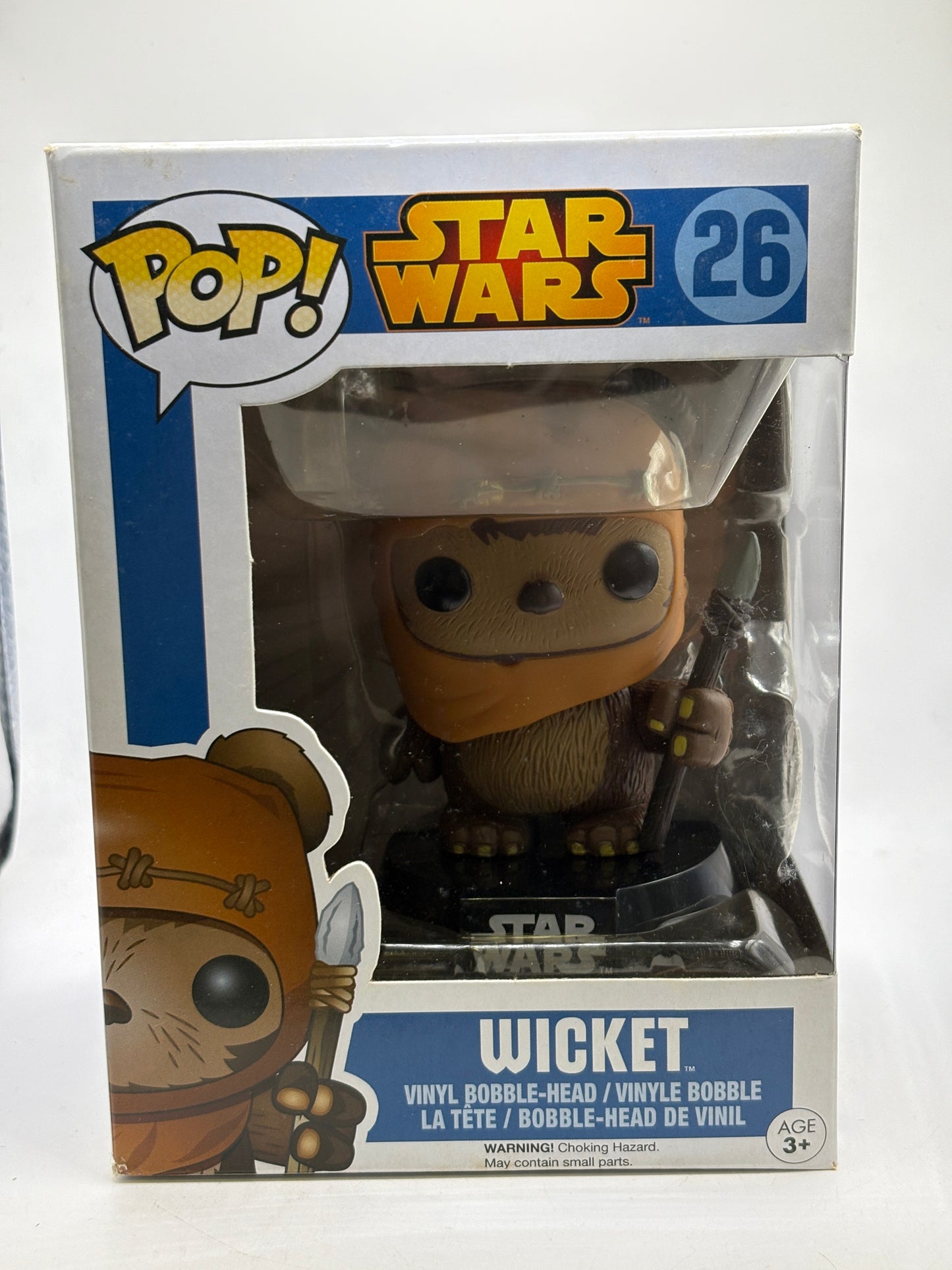 Funko POP! Star Wars #26 Wickett Vinyl Bobble-Head Blue Box