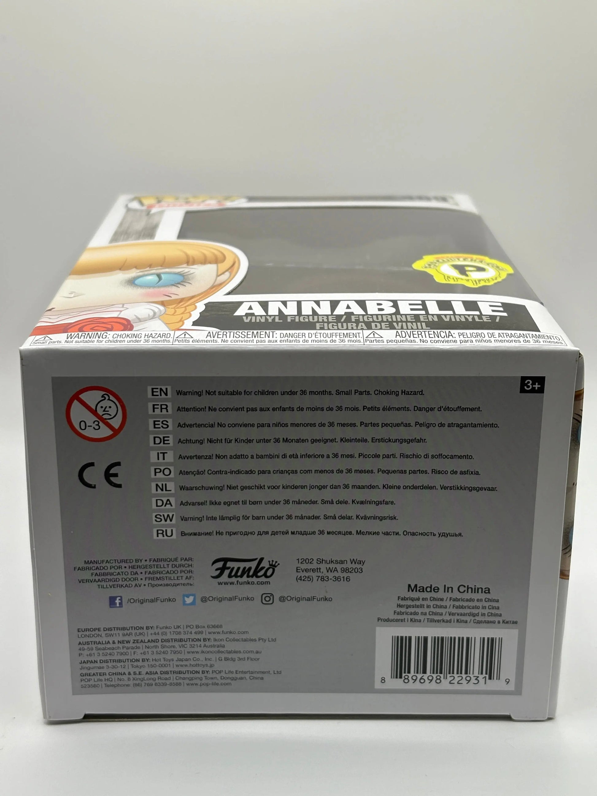 Funko POP! Movies The Conjuring Annabelle #469 Annabelle Popcultcha FRENLY BRICKS - Open 7 Days