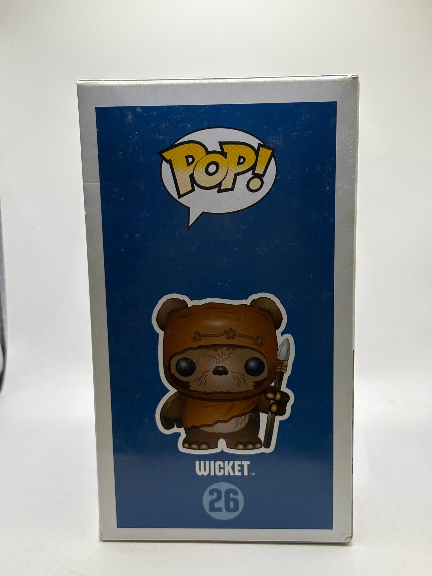 Funko POP! Star Wars #26 Wickett Vinyl Bobble-Head Blue Box