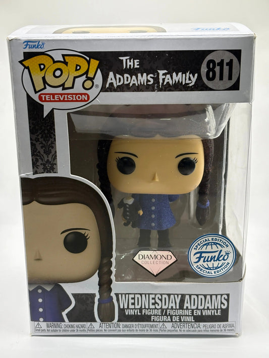 Funko POP!  The Addams Family #811 Wednesday Addams Diamond *damage FRENLY BRICKS - Open 7 Days