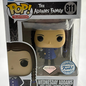Funko POP!  The Addams Family #811 Wednesday Addams Diamond *damage FRENLY BRICKS - Open 7 Days
