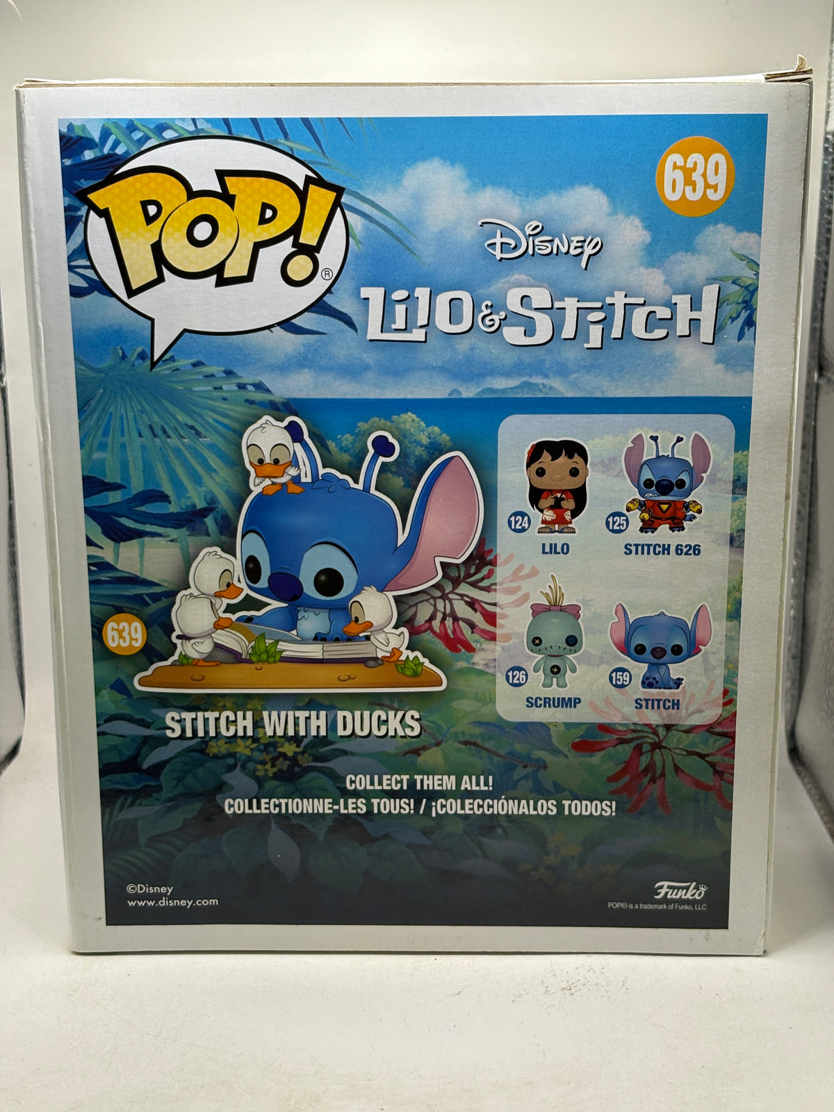 Funko POP! Lilo & Stitch #639 Stitch with Ducks Special Edition Vinyl Figure image 3