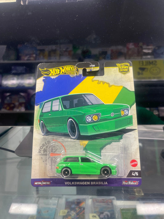 Hot Wheels Premium Volkswagen Brasilia Car Culture World Tour Series #4/5 2024 FRENLY BRICKS - Open 7 Days