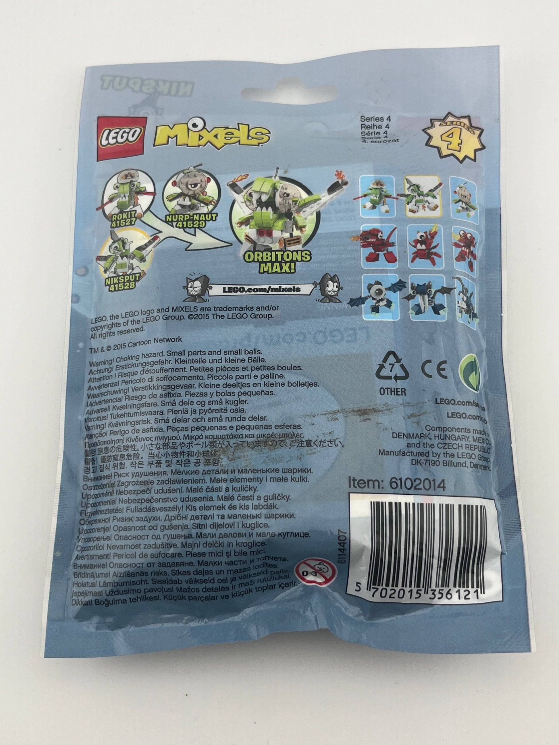 LEGO MIXELS Niksput 41528 2016 Cartoon Network Retired Sealed +combinedshipping FRENLY BRICKS - Open 7 Days