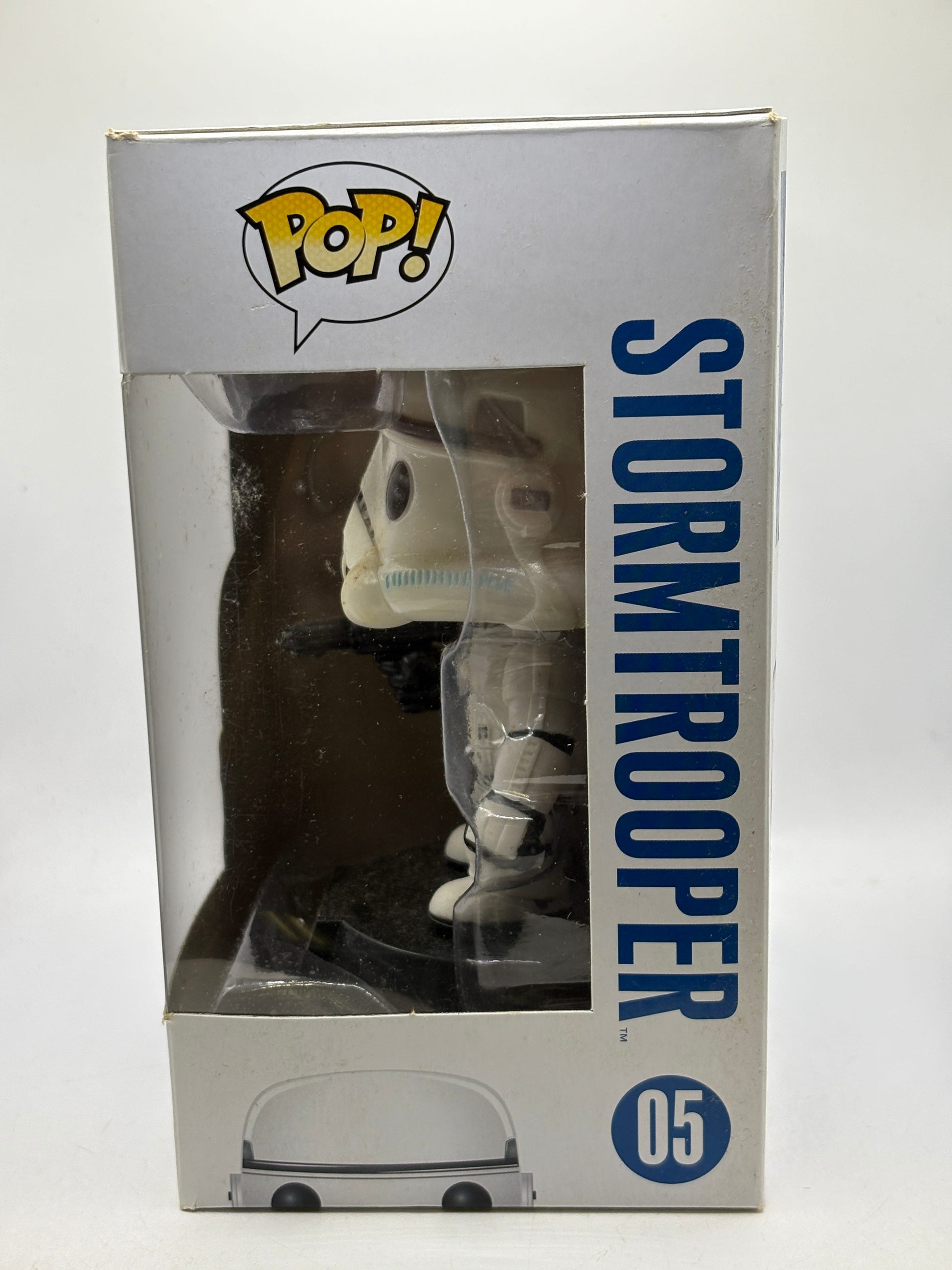 Funko POP! Star Wars #05 Stormtrooper Vinyl Bobble-Head Blue Box image 2