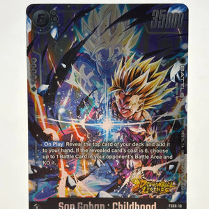 Dragon Ball Super Fusion World - Son Gohan : Childhood FS09-10 SR FRENLY BRICKS - Open 7 Days