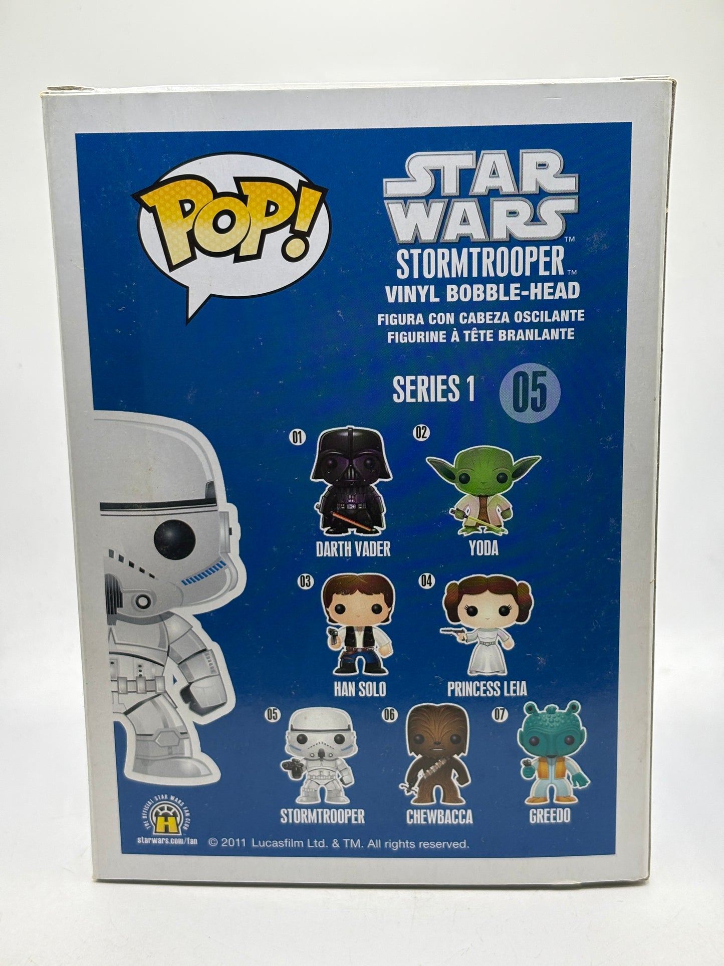 Funko POP! Star Wars #05 Stormtrooper Vinyl Bobble-Head Blue Box