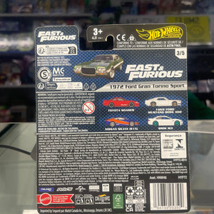 Hot Wheels Premium Fast & Furious 1972 Ford Gran Torino Sport FRENLY BRICKS - Open 7 Days