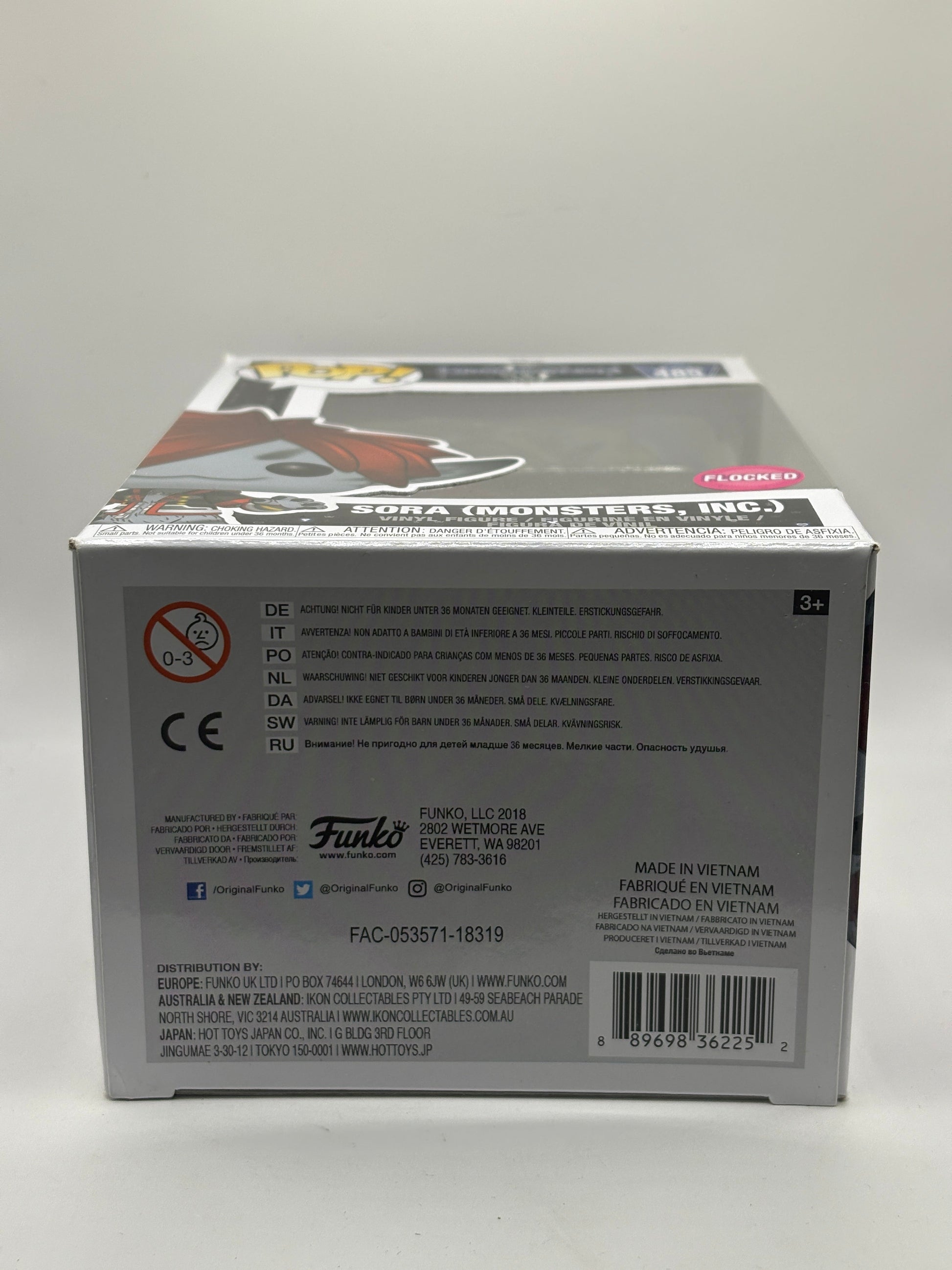 Funko POP! Disney Kingdom Hearts #485 Sora Monsters Inc Flocked FRENLY BRICKS - Open 7 Days