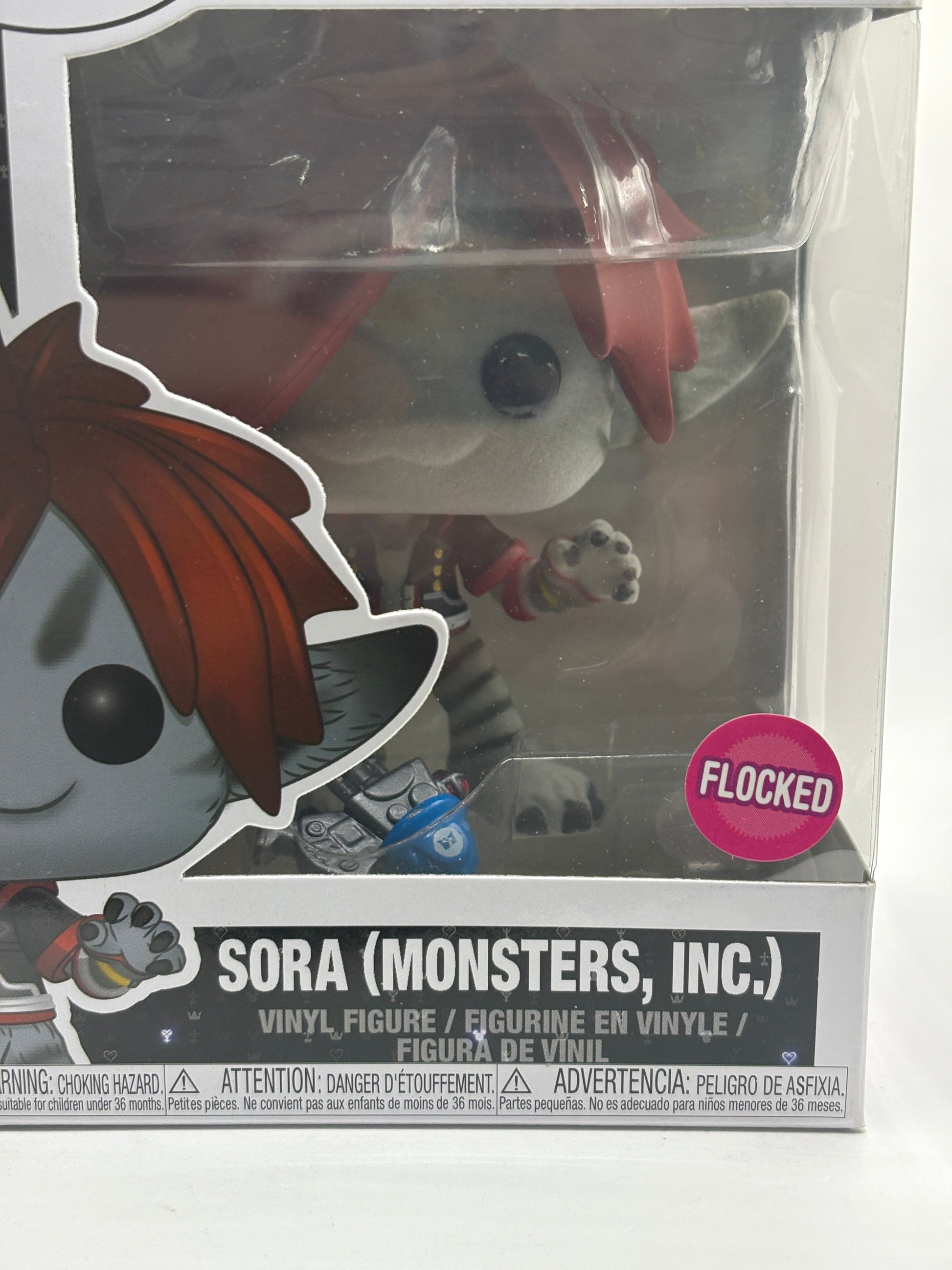 Funko POP! Disney Kingdom Hearts #485 Sora Monsters Inc Flocked FRENLY BRICKS - Open 7 Days