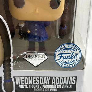 Funko POP!  The Addams Family #811 Wednesday Addams Diamond *damage FRENLY BRICKS - Open 7 Days