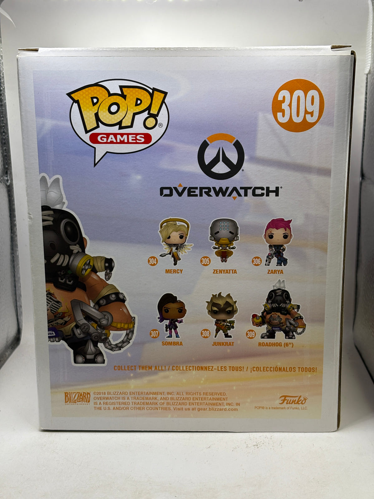 Funko POP! Games Overwatch #309 Roadhog Vinyl Figure image 3