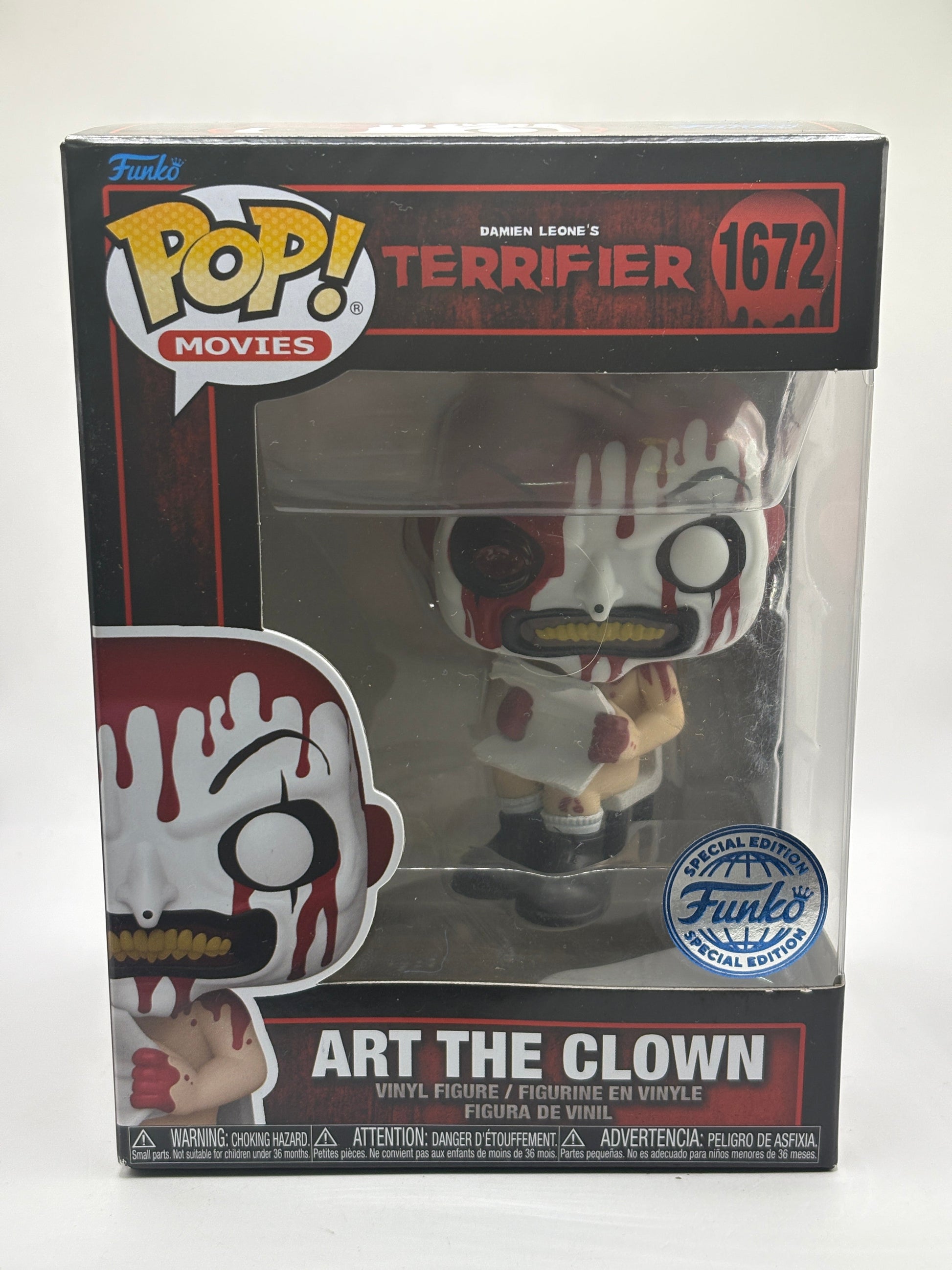 Funko POP! Movies The Terrifier #1672 Art The Clown Special Edition Vinyl Figure FRENLY BRICKS - Open 7 Days