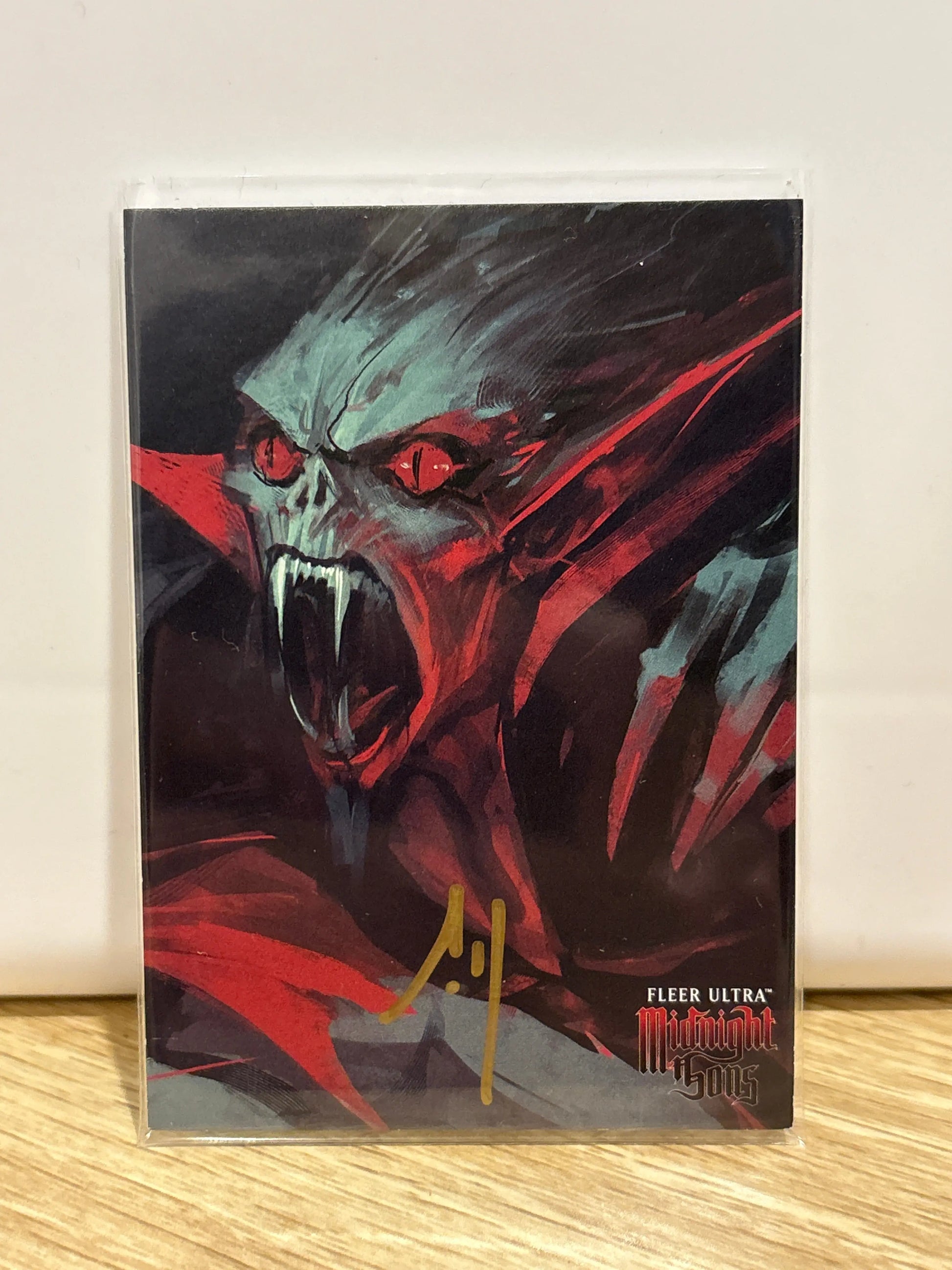 2023 Fleer Ultra Midnight Sons Shades /100 by Andre Meister Morbius Auto FRENLY BRICKS - Open 7 Days