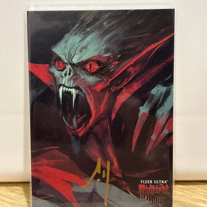 2023 Fleer Ultra Midnight Sons Shades /100 by Andre Meister Morbius Auto FRENLY BRICKS - Open 7 Days