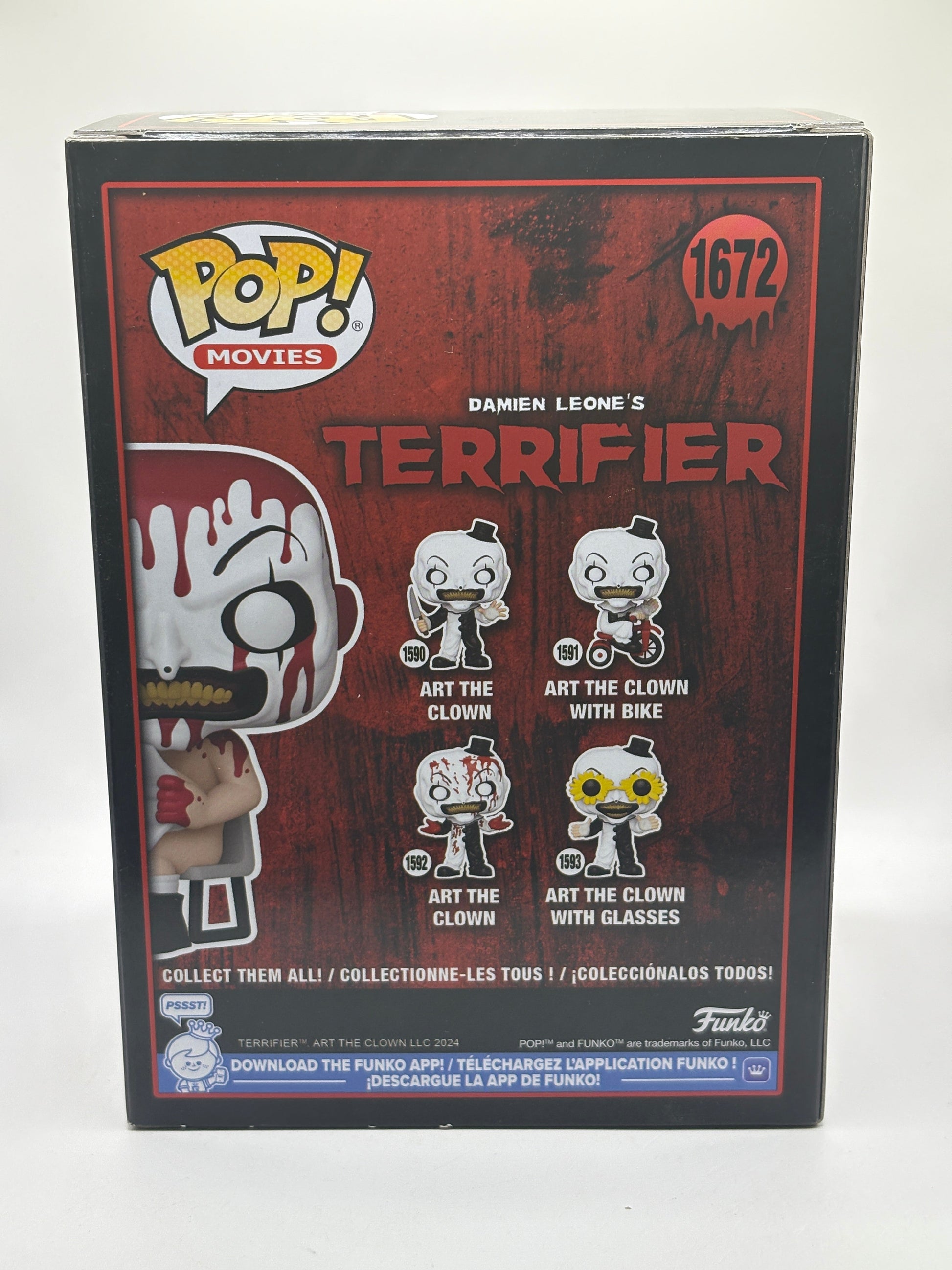 Funko POP! Movies The Terrifier #1672 Art The Clown Special Edition Vinyl Figure FRENLY BRICKS - Open 7 Days